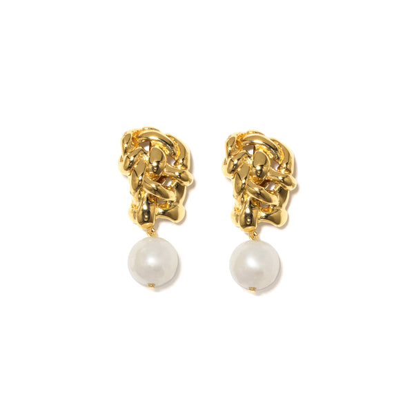 Completedworks - Women
s A Shimmer of Possibility Earrings - (Pearl/Gold Vermeil)