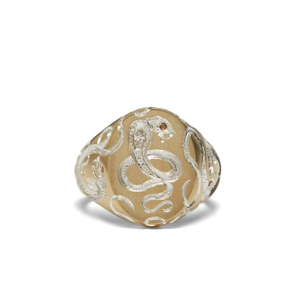 Castro - Cobra Ring - (Yellow Gold)