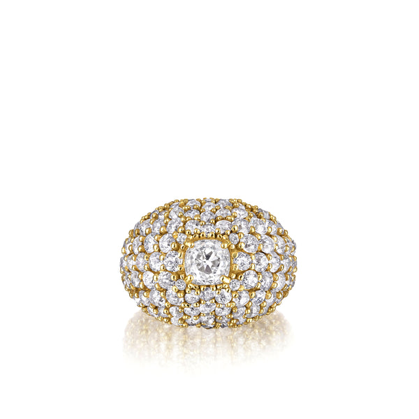 Mindi Mond - Old Cut Iconic Dome Ring - (Gold)