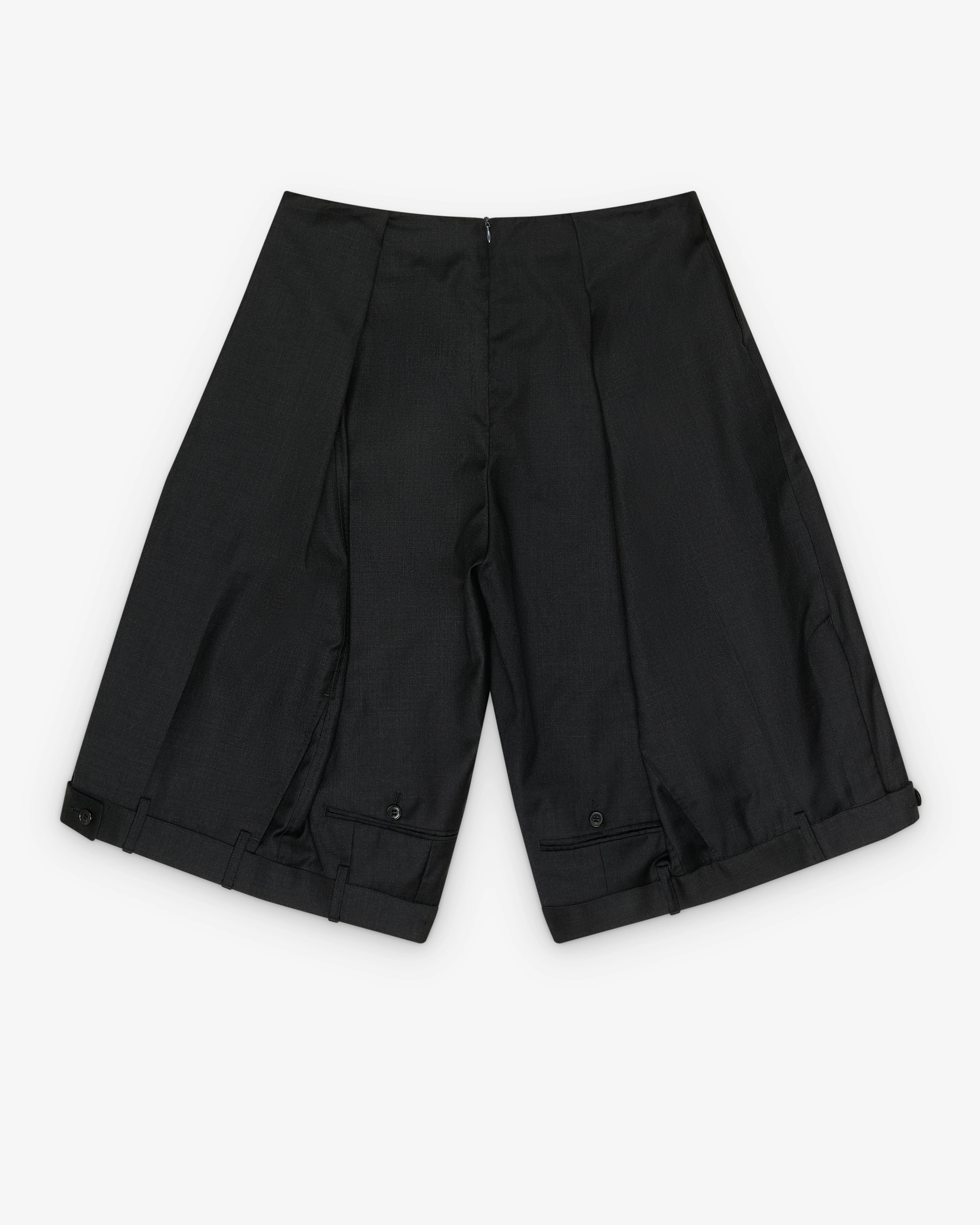 Hodakova - Women's Upside Down Trouser Shorts Wide - (Grey)