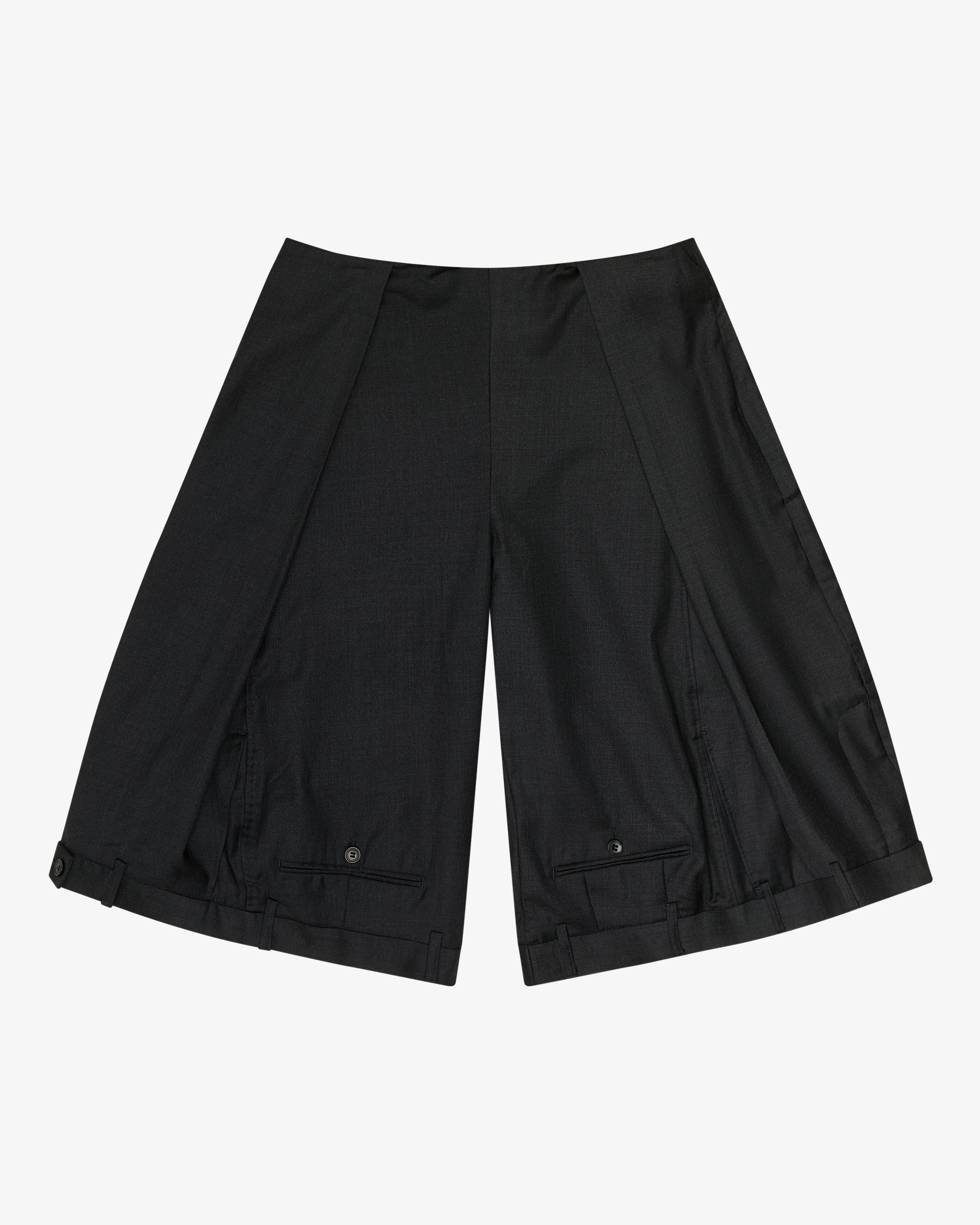 Hodakova - Women's Upside Down Trouser Shorts Wide - (Grey)