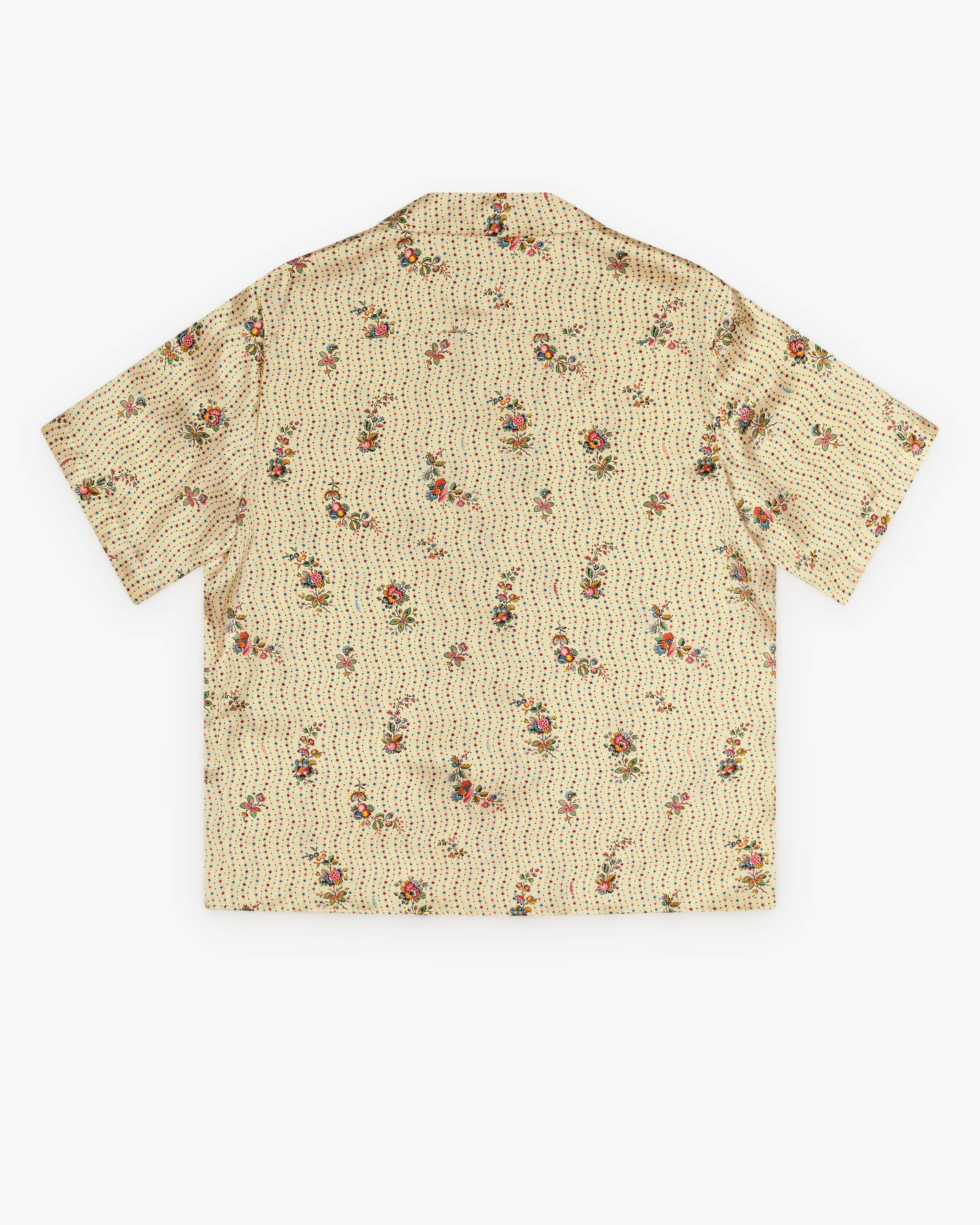 Valentino - Men's Silk Bowling Shirt - (Butter)