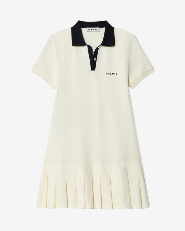 Miu Miu - Women
s Mini Polo Dress - (White)