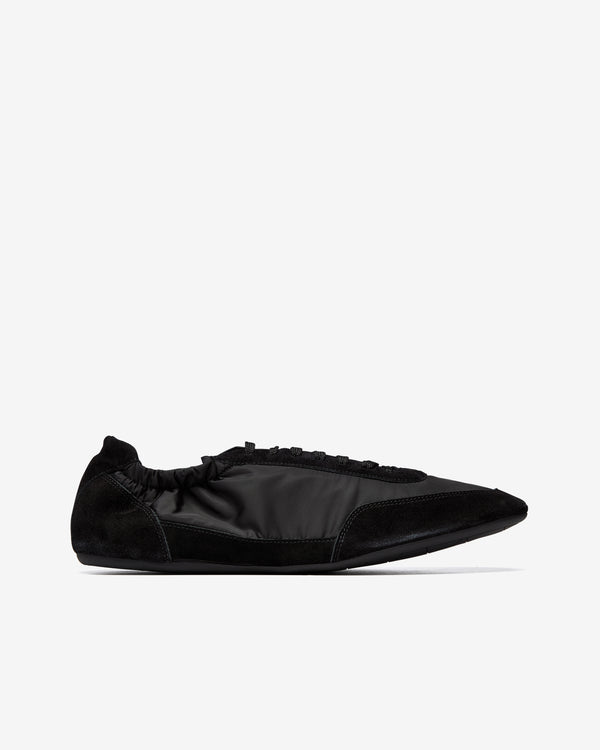 Prada - Men
s Collapse Re-Nylon and Suede Elasticized Sneakers - (Black)