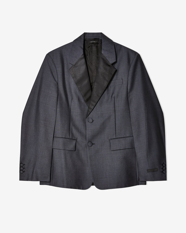 Prada - Men
s Mohair Wool Single-Breasted Jacket - (Anthracite)