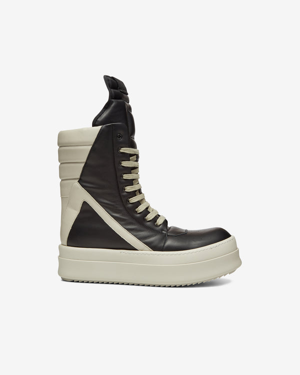 Rick Owens - Men
s Mega Geobasket Sneakers - (Black/Pearl)