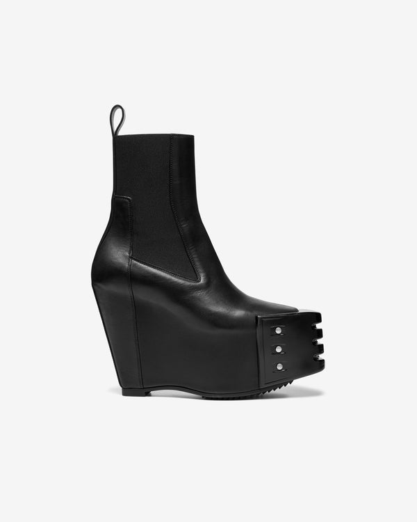 Rick Owens - Women
s Grilled Wedge Beatle Chelsea Boots - (Black)