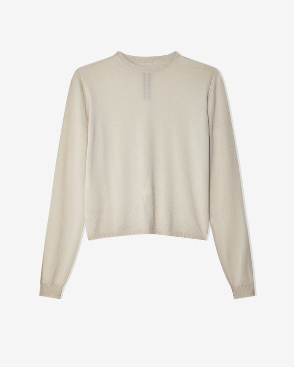 Rick Owens - Men
s Cropped Level Sweater - (Dinge)