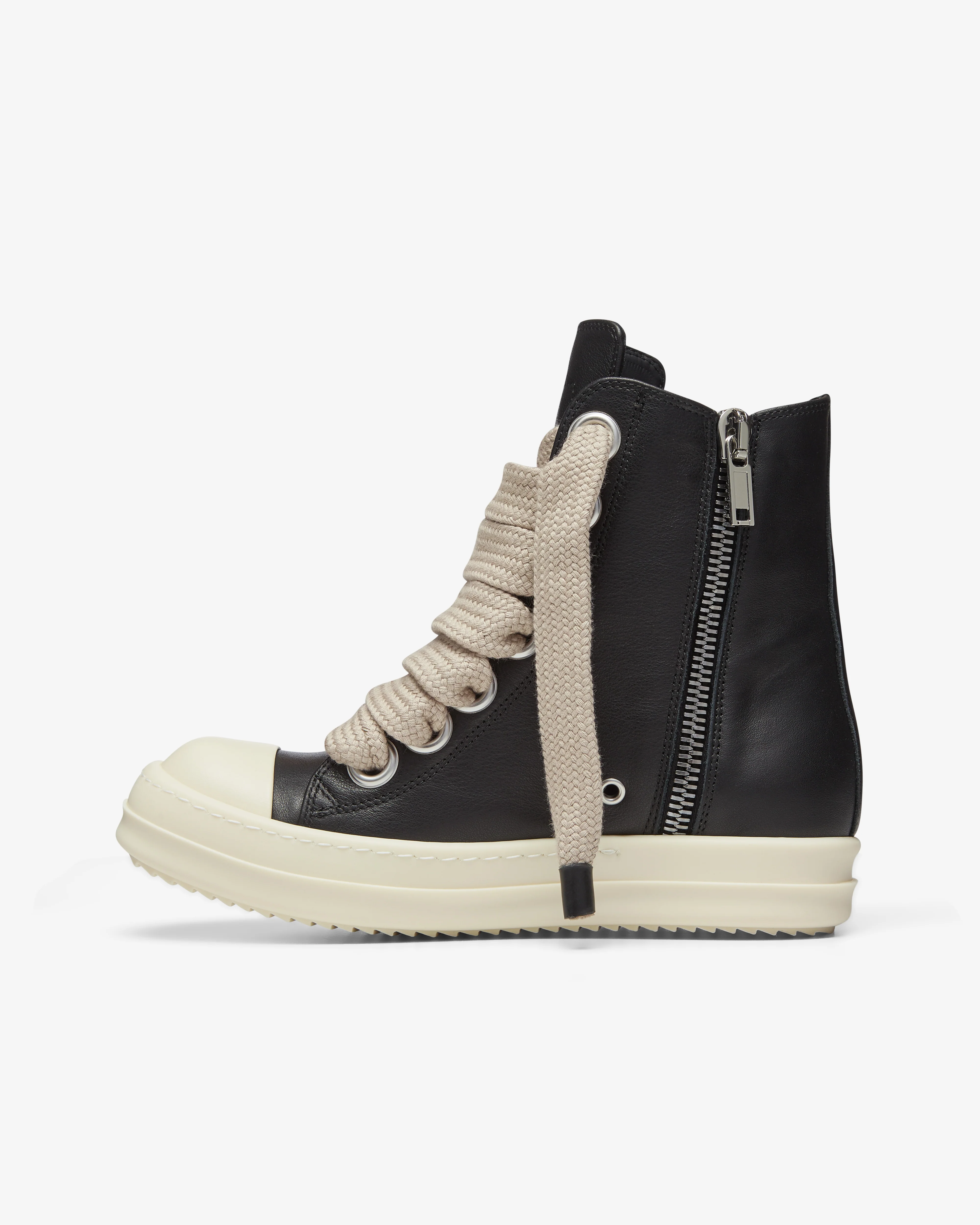 Rick Owens - Women's Jumbolace Sneakers - (Black/Milk)