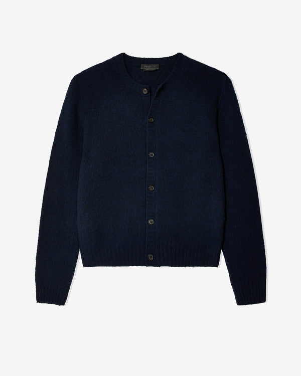 Prada - Men
s Shetland Wool Cardigan - (Navy)