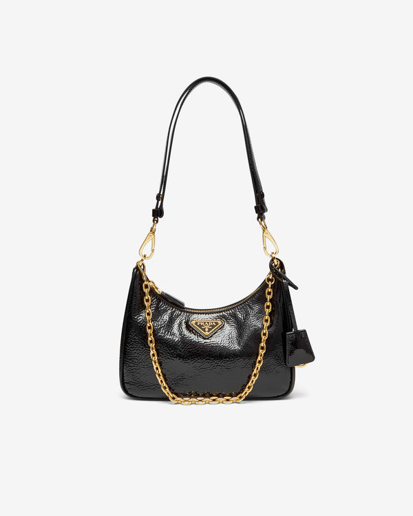 Prada - Women
s Re-Edition Saffiano Leather Mini-Bag - (Black)