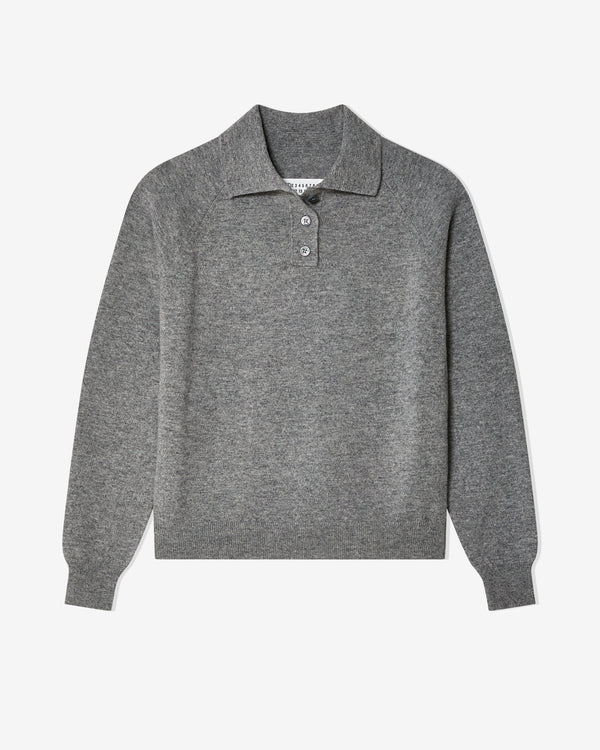 Maison Margiela - Women
s Polo Shirt - (Medium Grey)