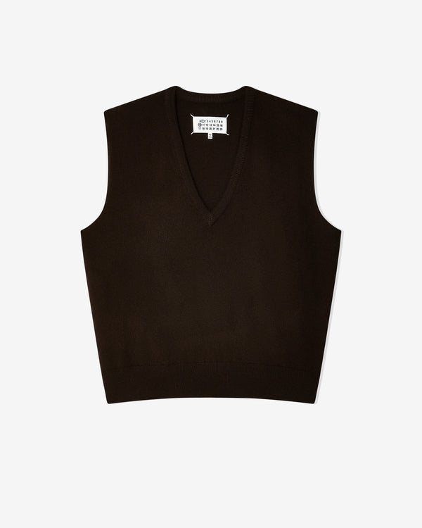 Maison Margiela - Women
s Vest - (Dark Brown)