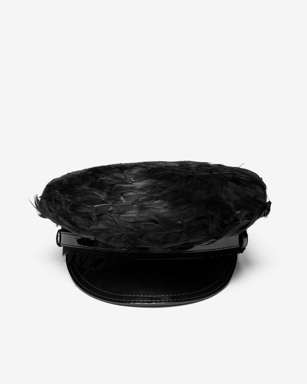 Prada - Women
s Feather Hat - (Black)