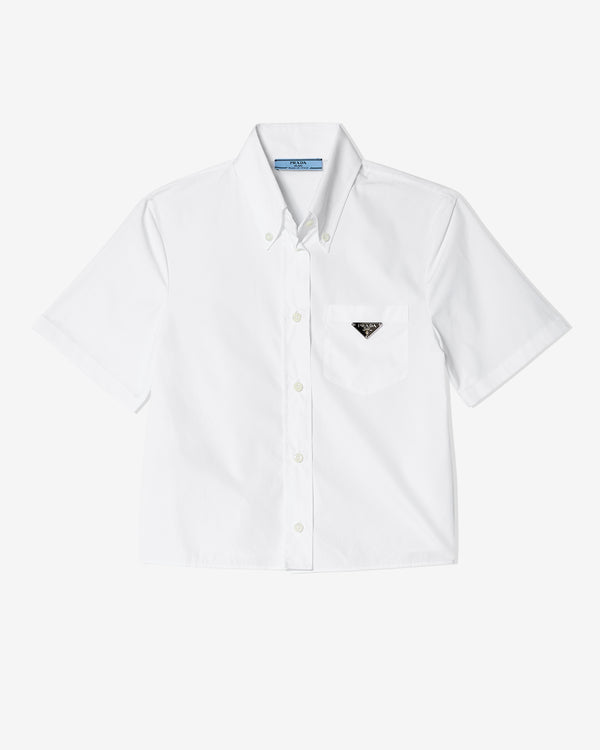 Prada - Women
s Poplin Shirt - (White)