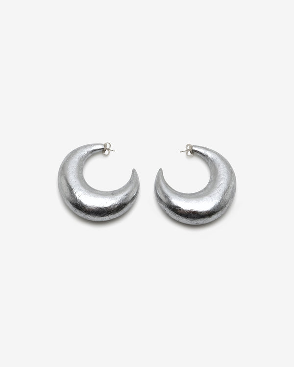 Monies - Women
s Half Moon Earrings - (Silver)