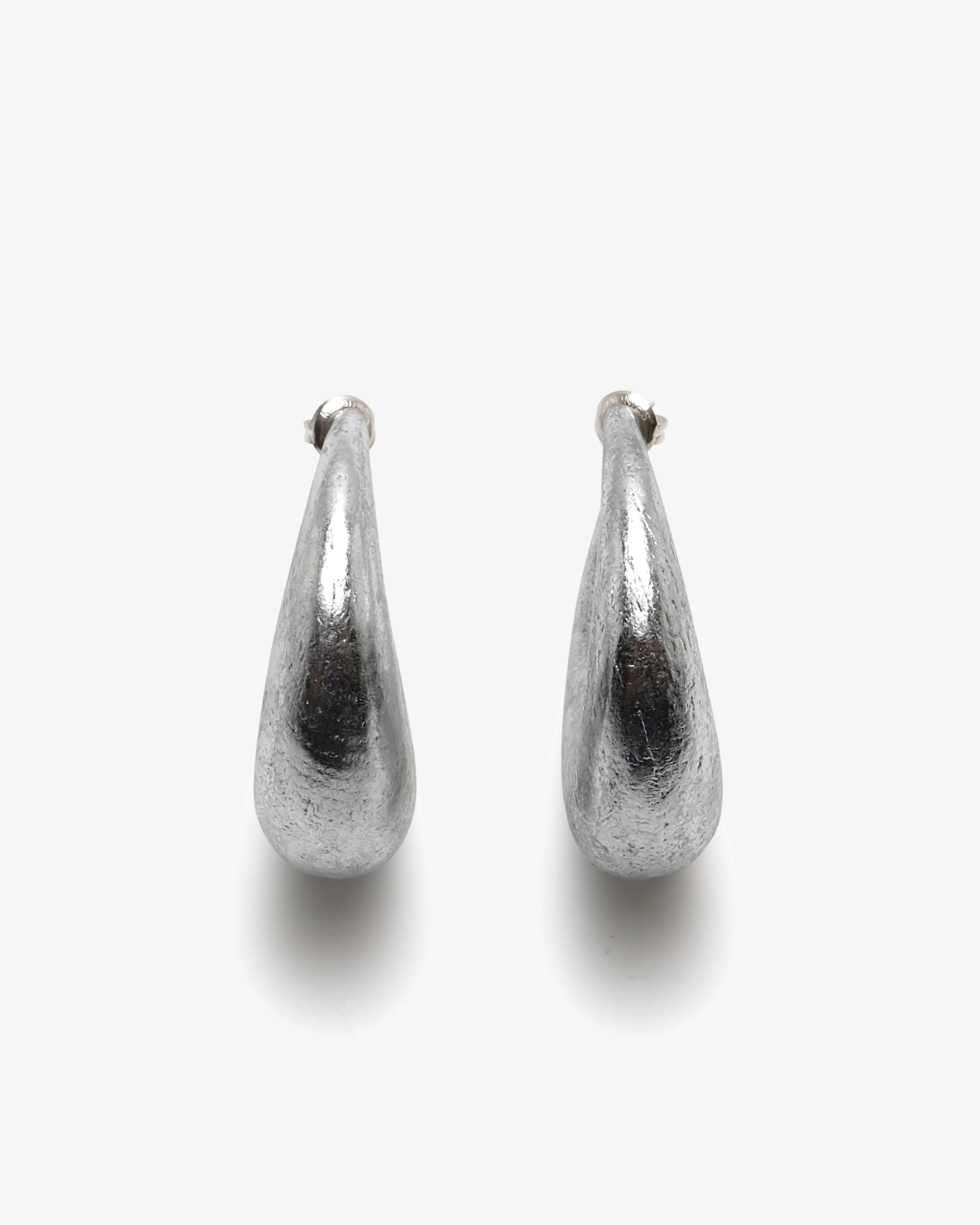 Monies - Women's Half Moon Earrings - (Silver)