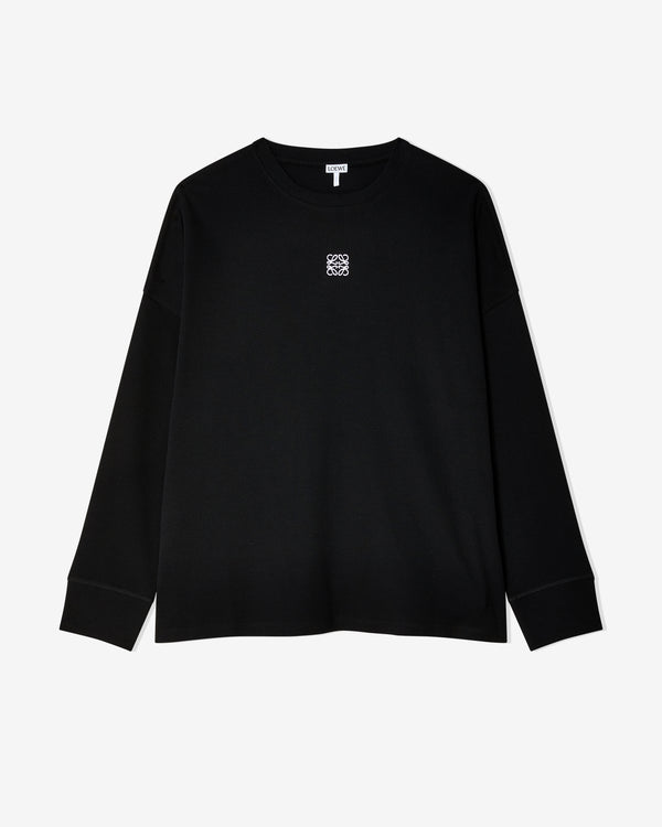 Loewe - Men
s Oversized Fit Long Sleeve T-Shirt - (Black)