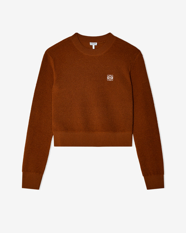 Loewe - Women
s Anagram Sweater - (Brown)