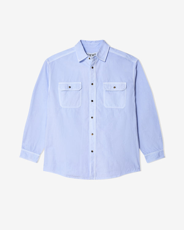 Loewe - Men
s Cotton Shirt - (Light Blue)