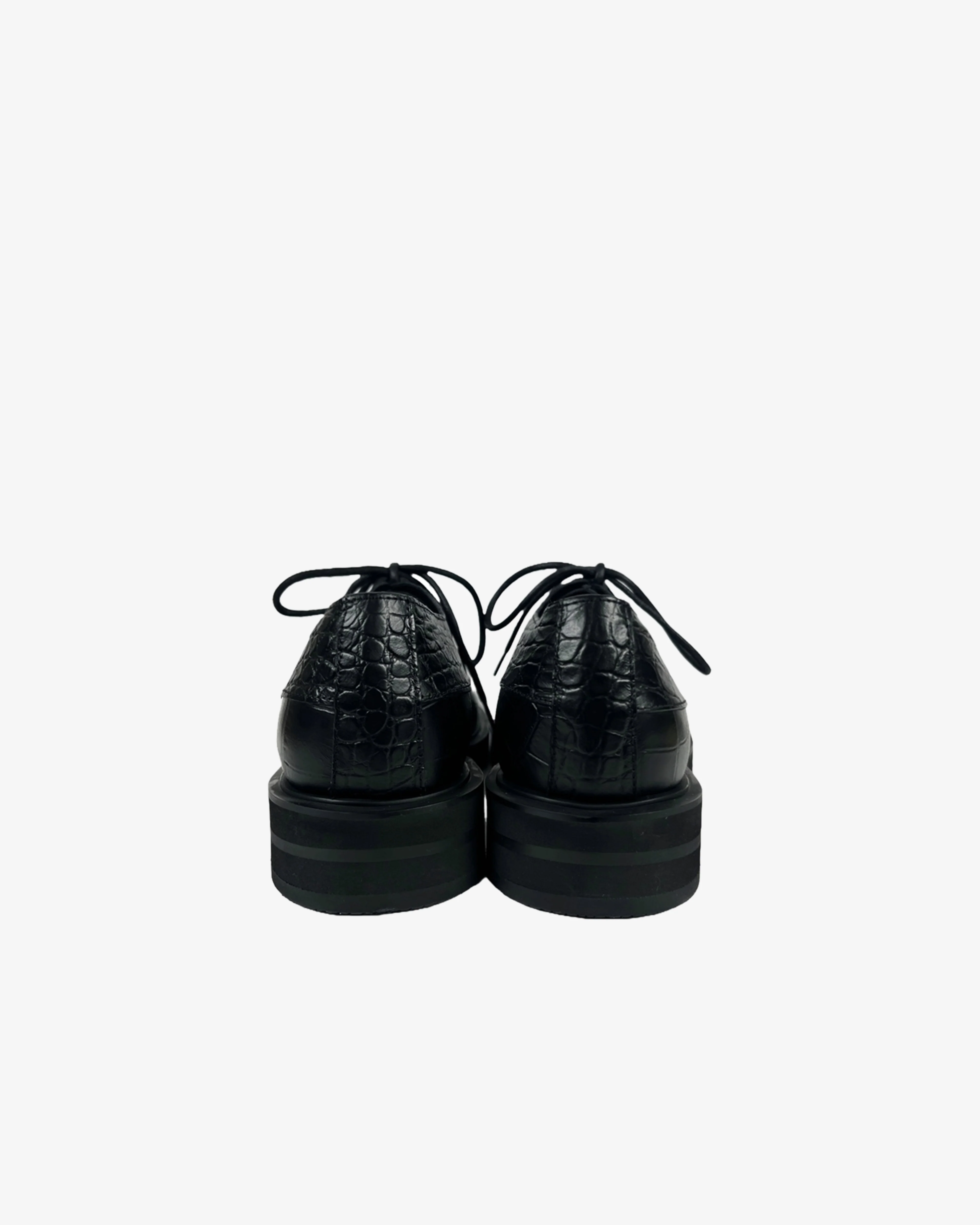 No Idea - Men's Croc Derby - (Black)