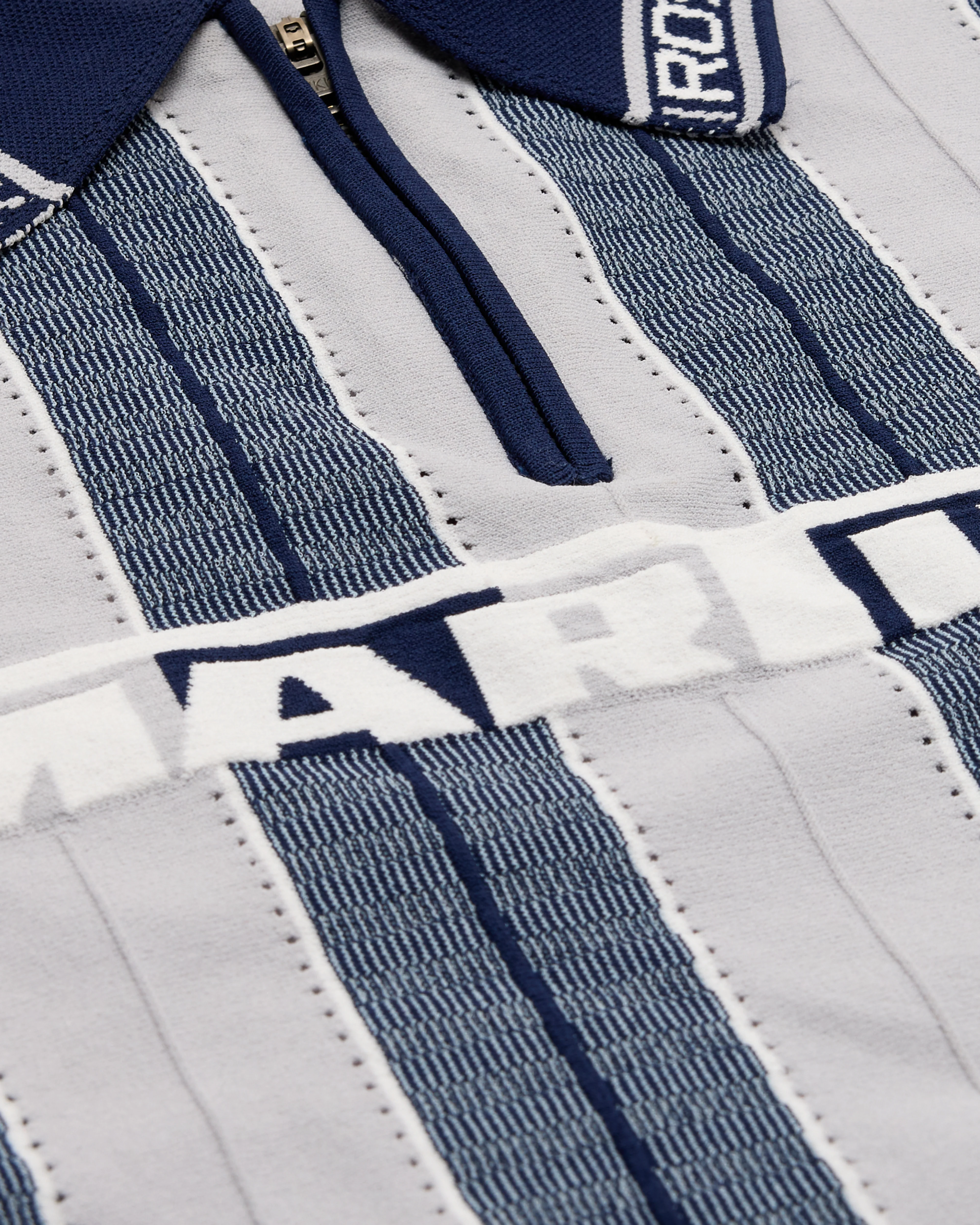 Martine Rose - Men's Logo Polo - (Blue)