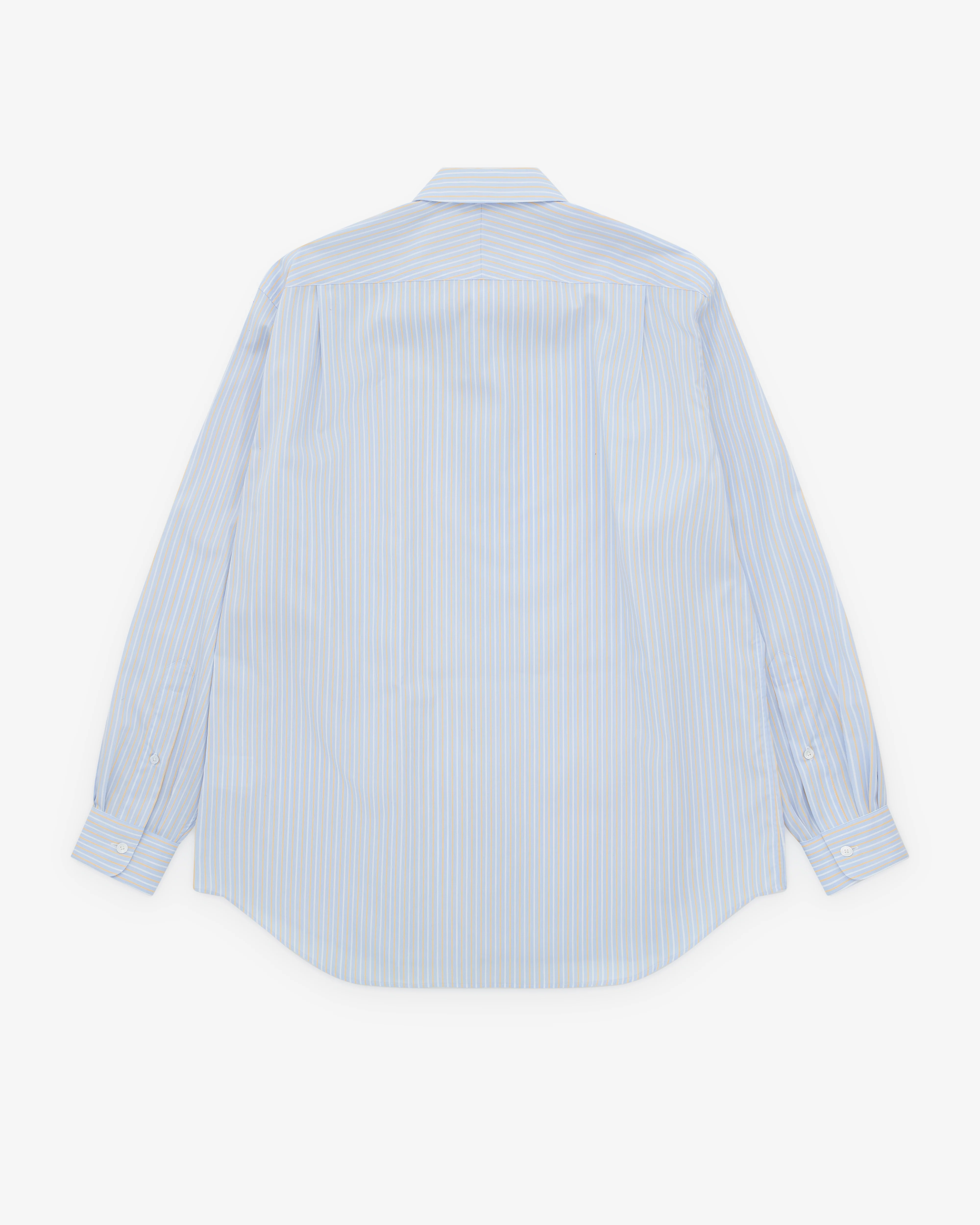 A.Presse - Men’s Regular Collar Shirt - (Sax)