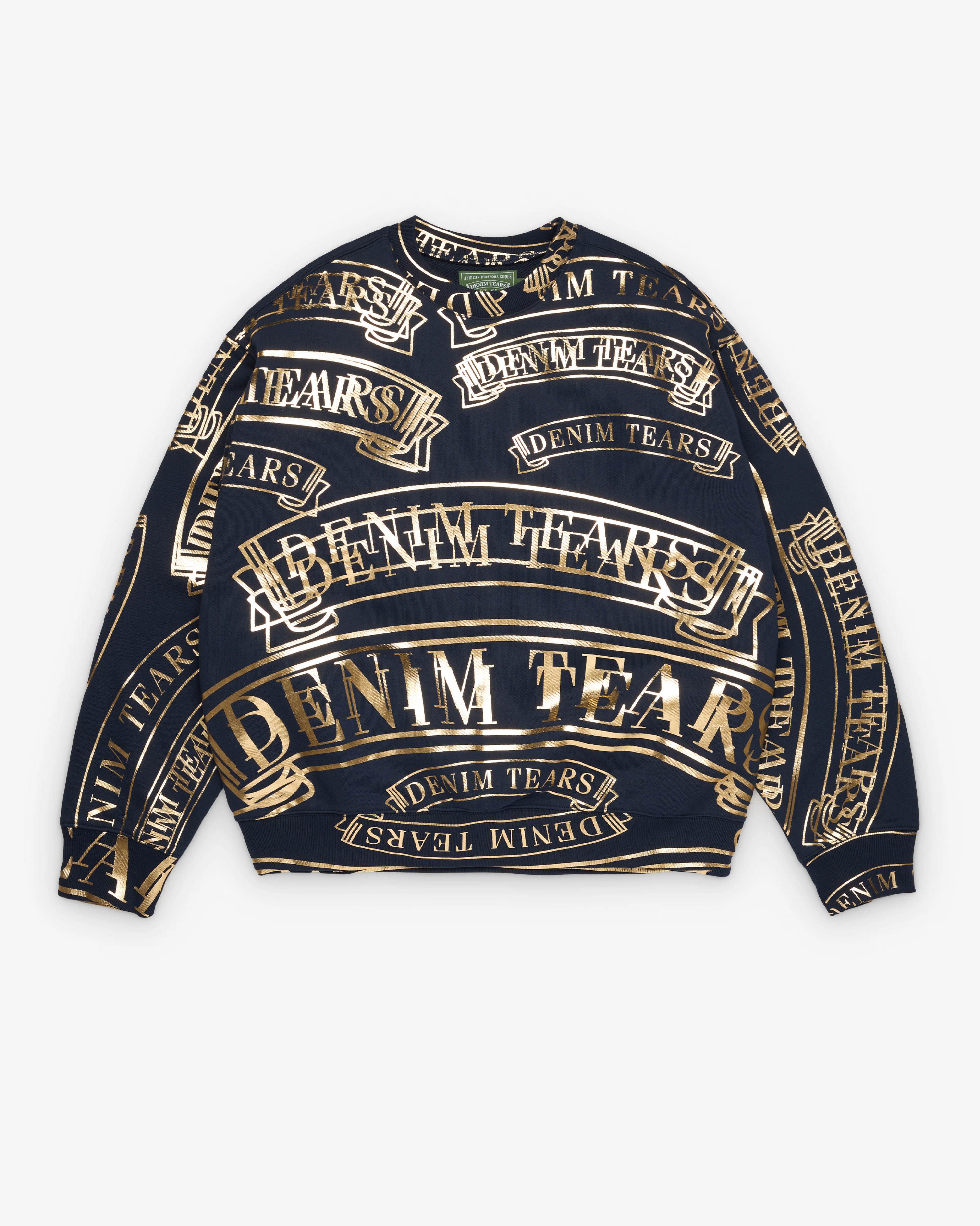 Denim Tears - Men's ADG Banner Crewneck - (Navy)