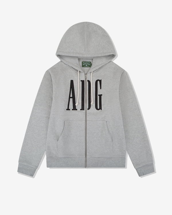 Denim Tears - Men
s ADG Inc. Zip Hoodie - (Grey)