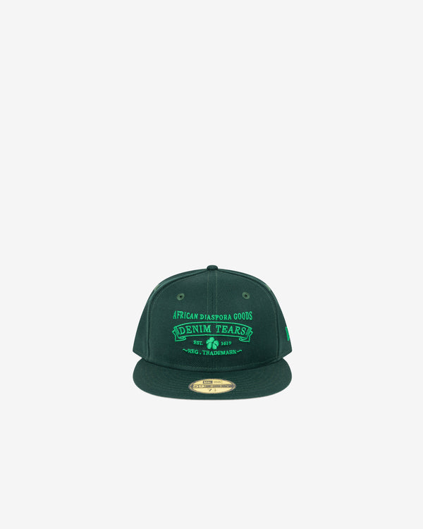 Denim Tears - ADG New Era Hat Green Print - (Green)