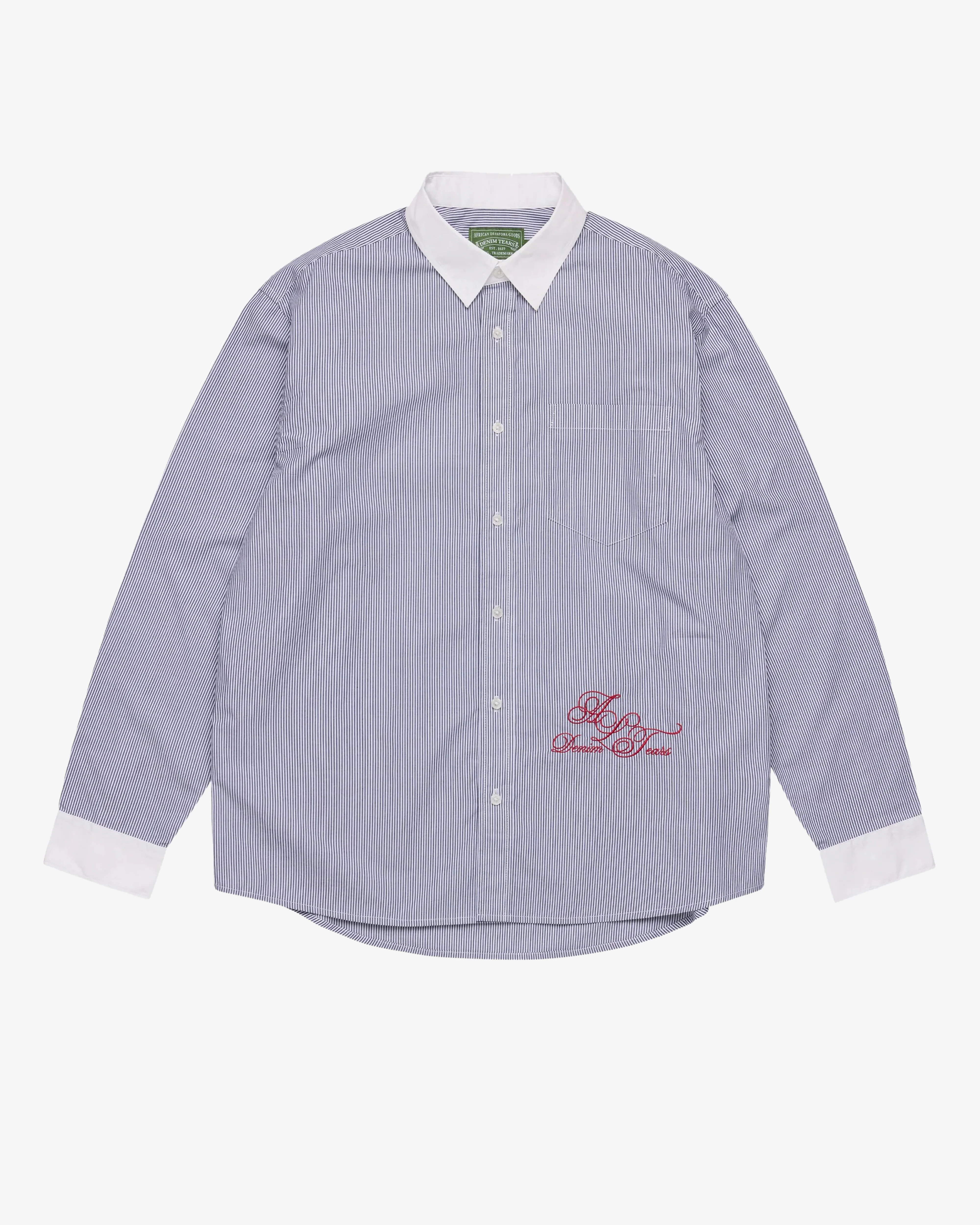 Denim Tears - Men's Two Tone ALT Shirt - (Blue)