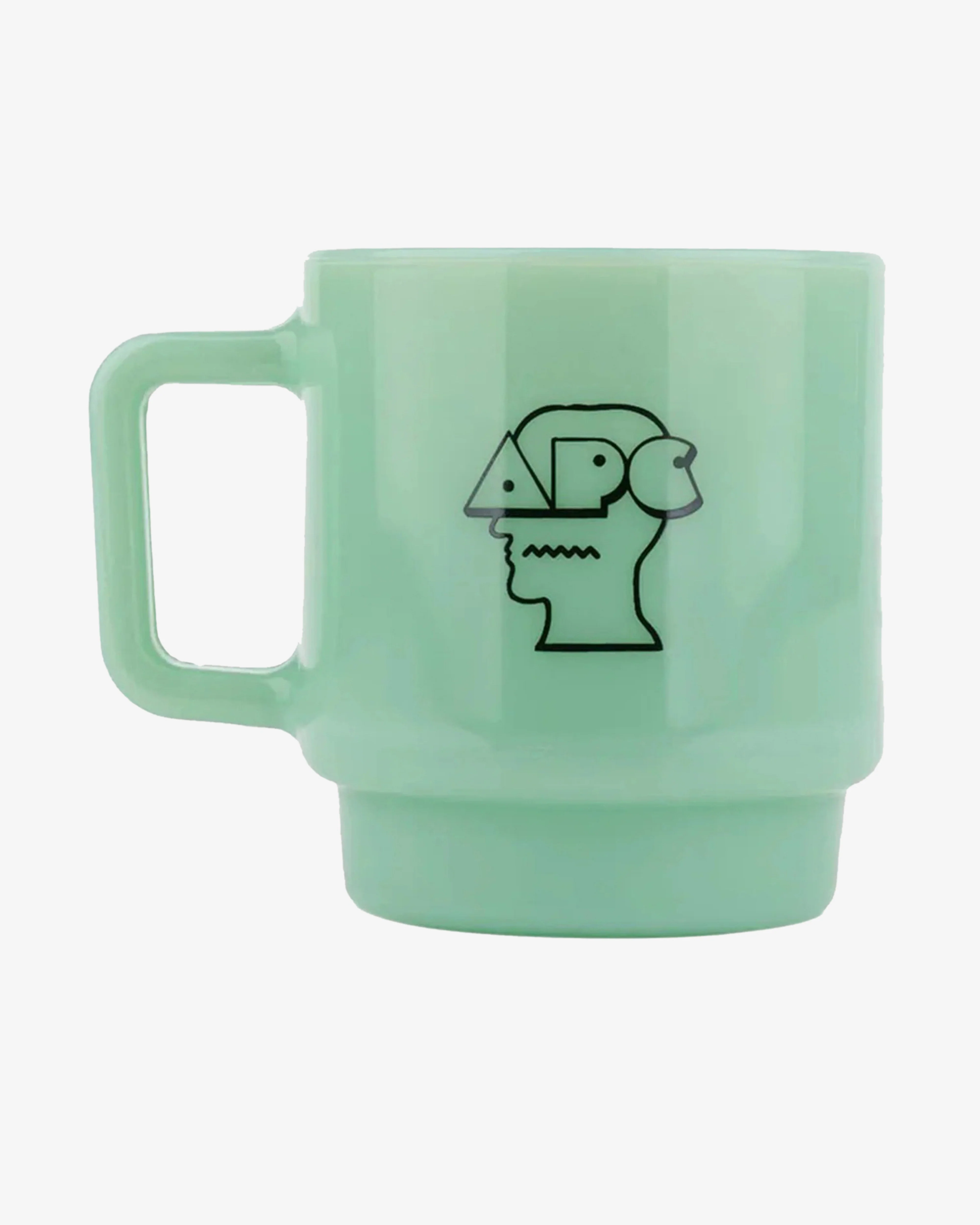 Brain Dead - A.P.C. Milk Glass Mug - (Jade)
