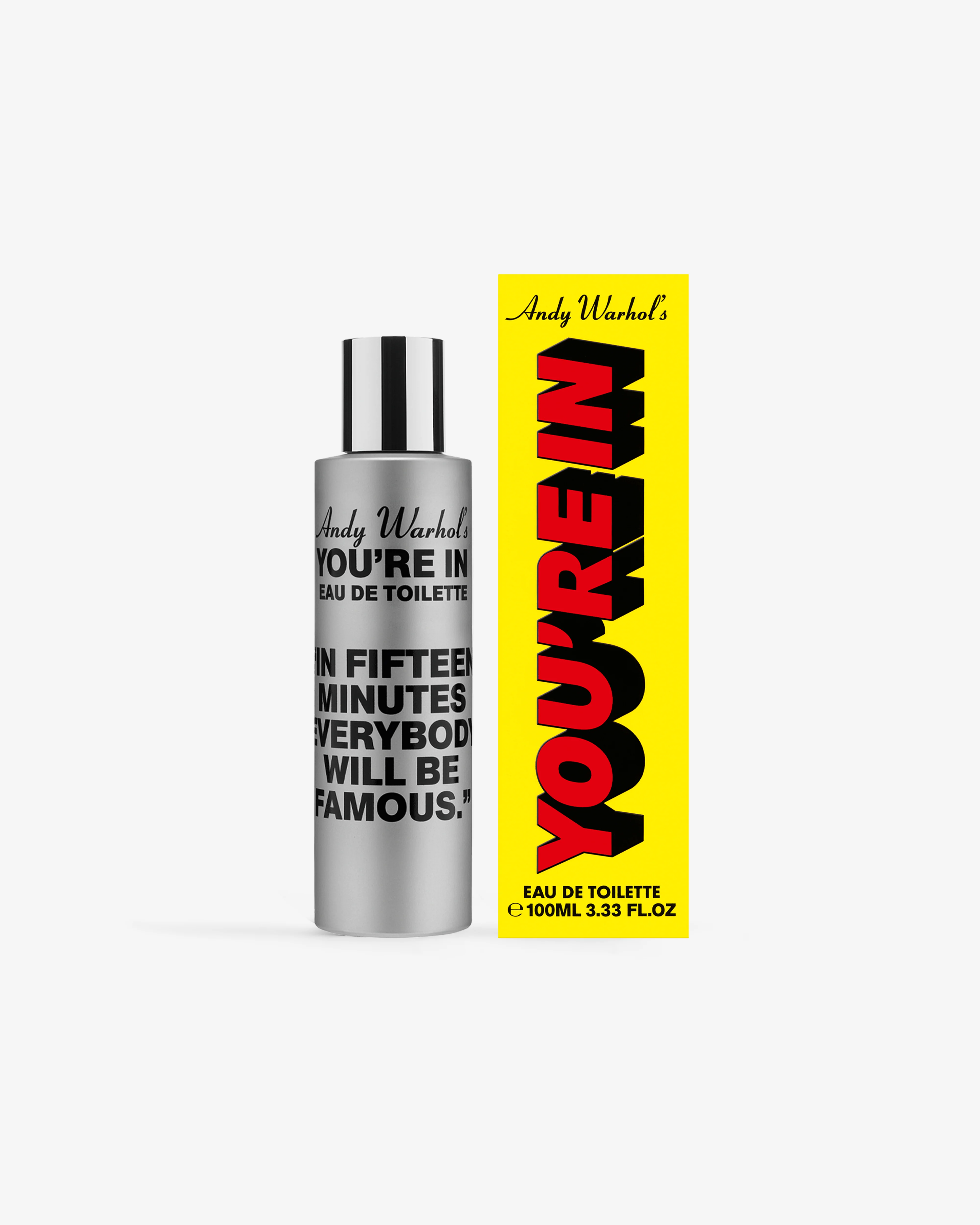CDG Parfum - Andy Warhol You’re In In Fifteen Minutes Eau de Toilette - (100ml)