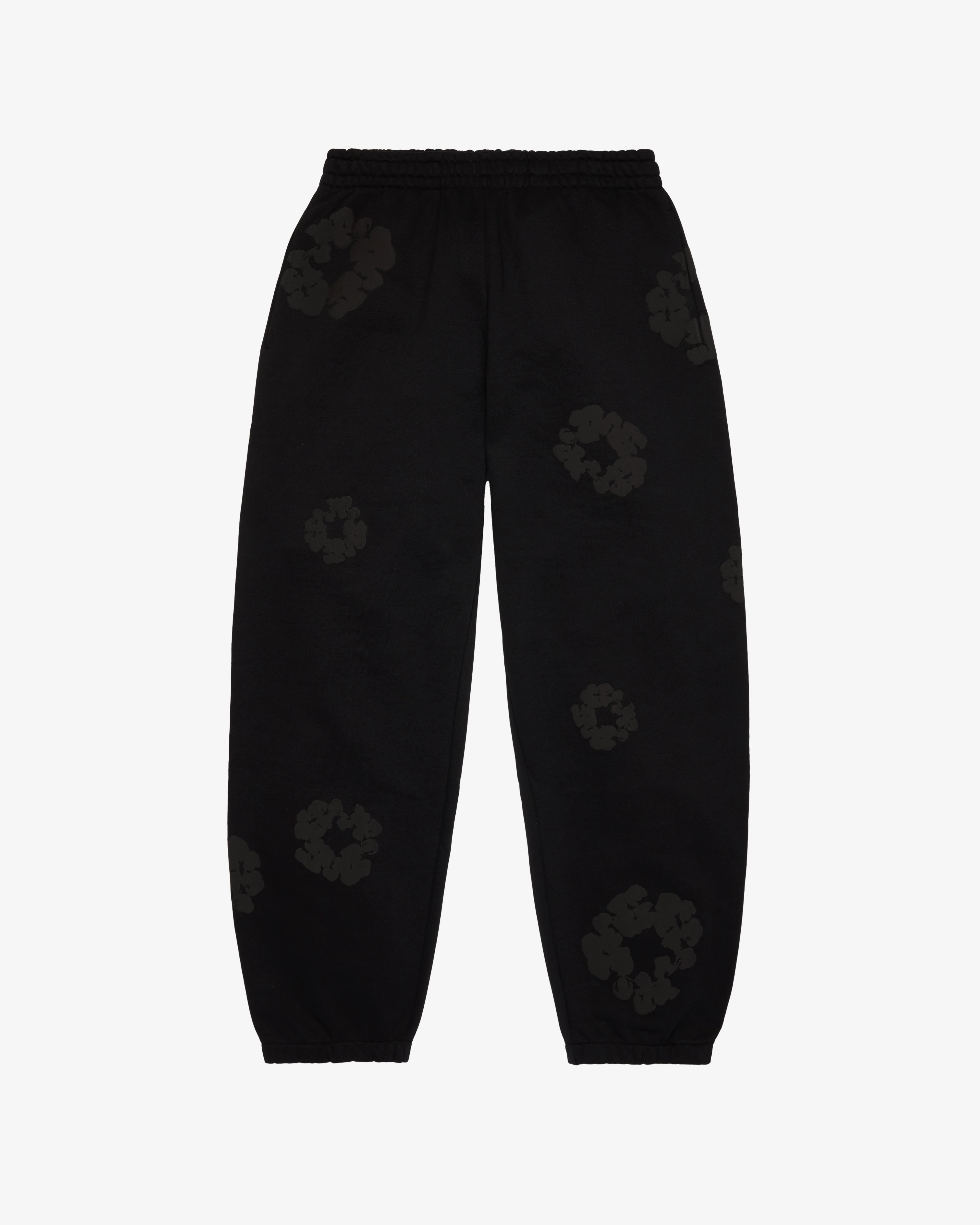 Denim Tears - Men's Mono Cotton Wreath Sweatpant - (Black)