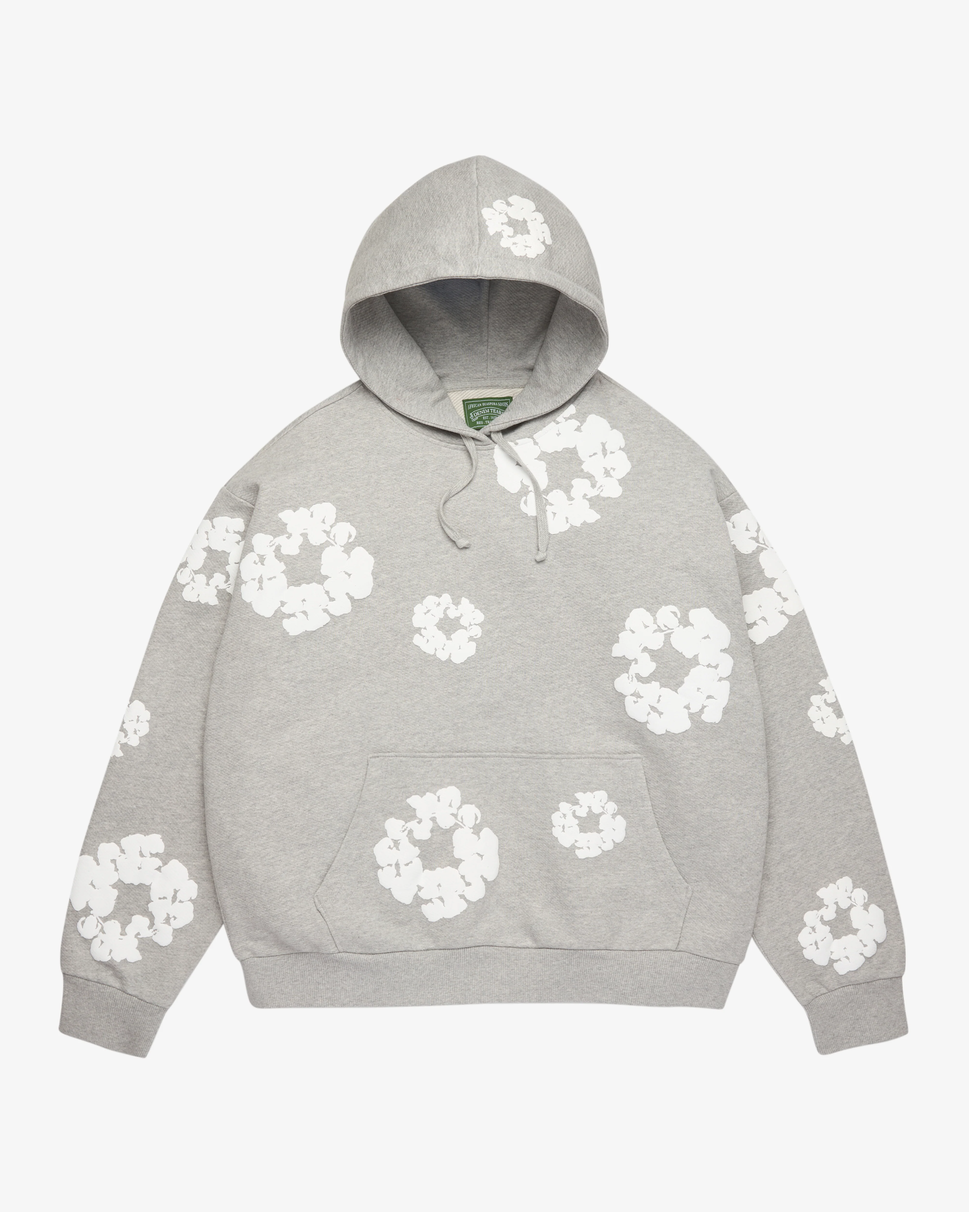Denim Tears - Men's Cotton Wreath Hoodie - (Grey)