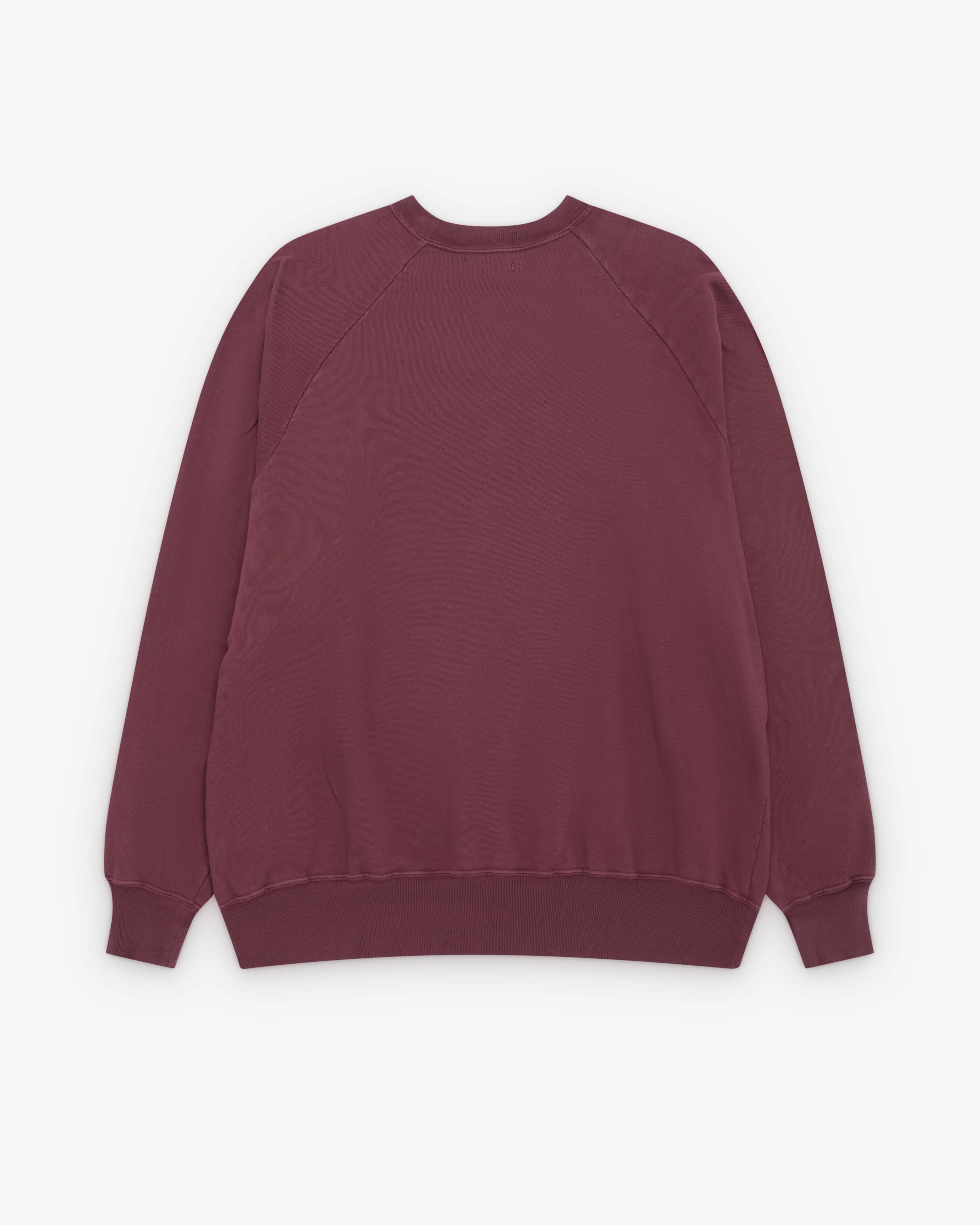 A.Presse - Men's Vintage Light Weight Sweatshirt - (Burgundy)