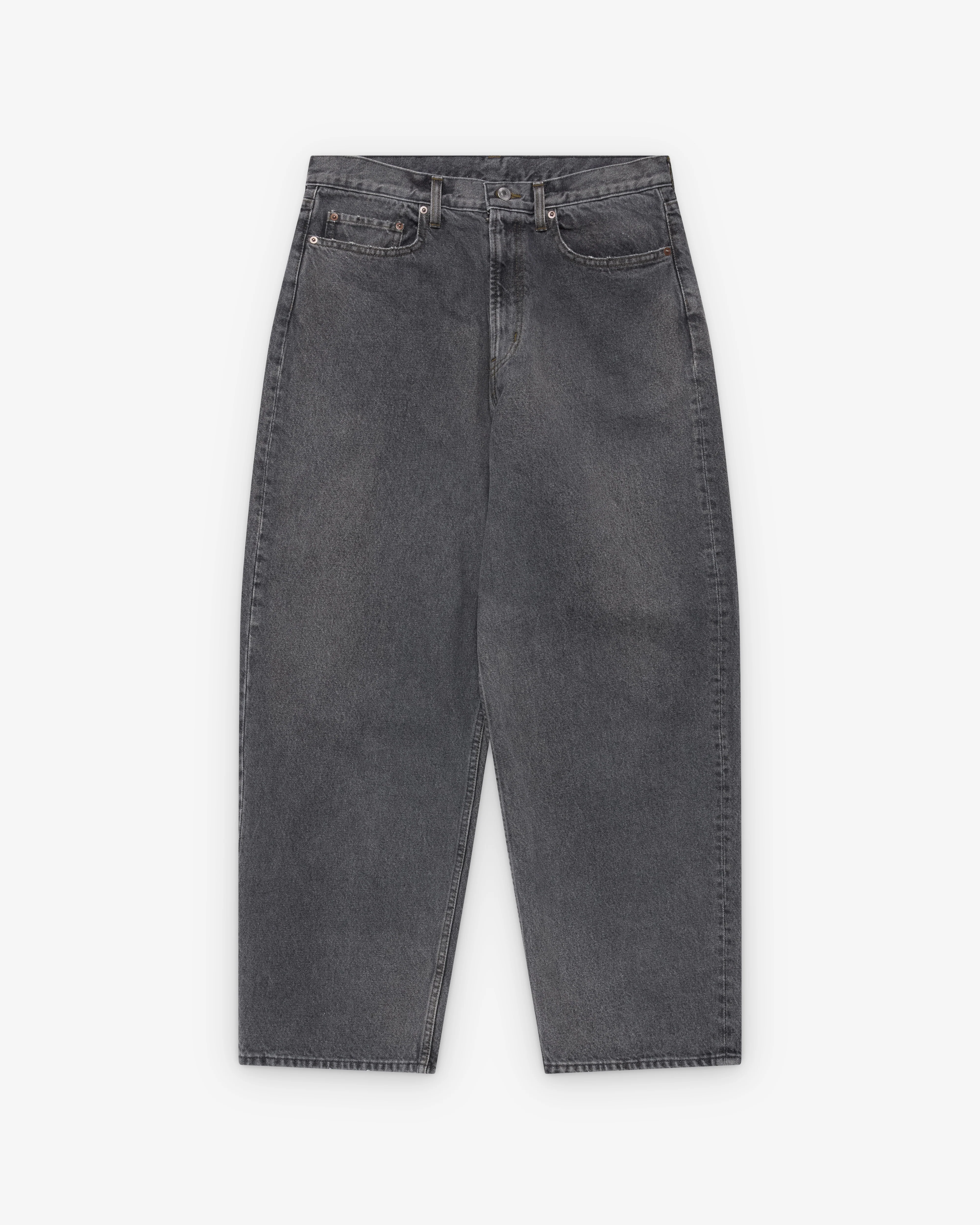 A.Presse - Men's Vintage Denim Pants - (Gray)