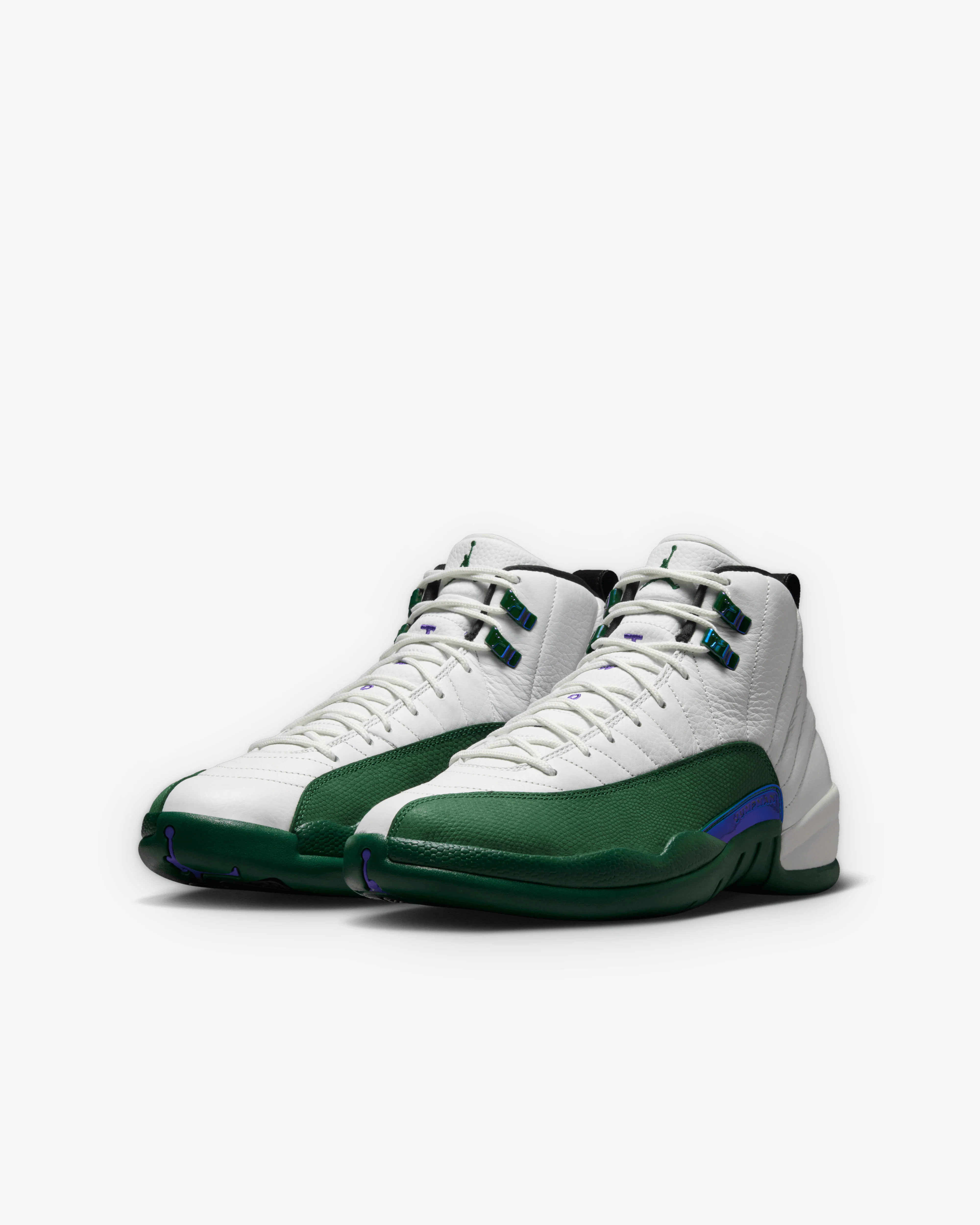 Jordan - Air Jordan 12 Retro - (Summit White/Gorge Green)