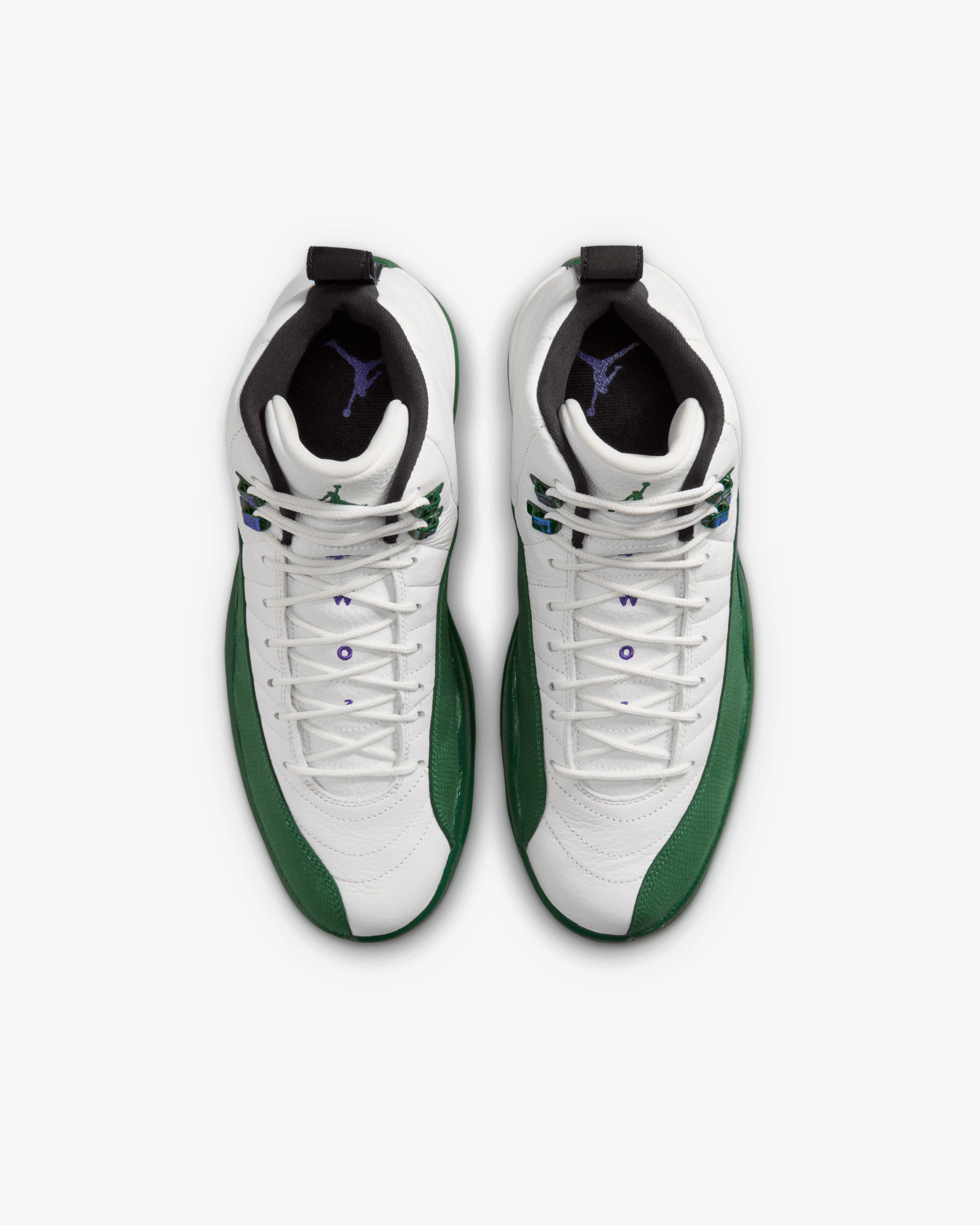 Jordan - Air Jordan 12 Retro - (Summit White/Gorge Green)