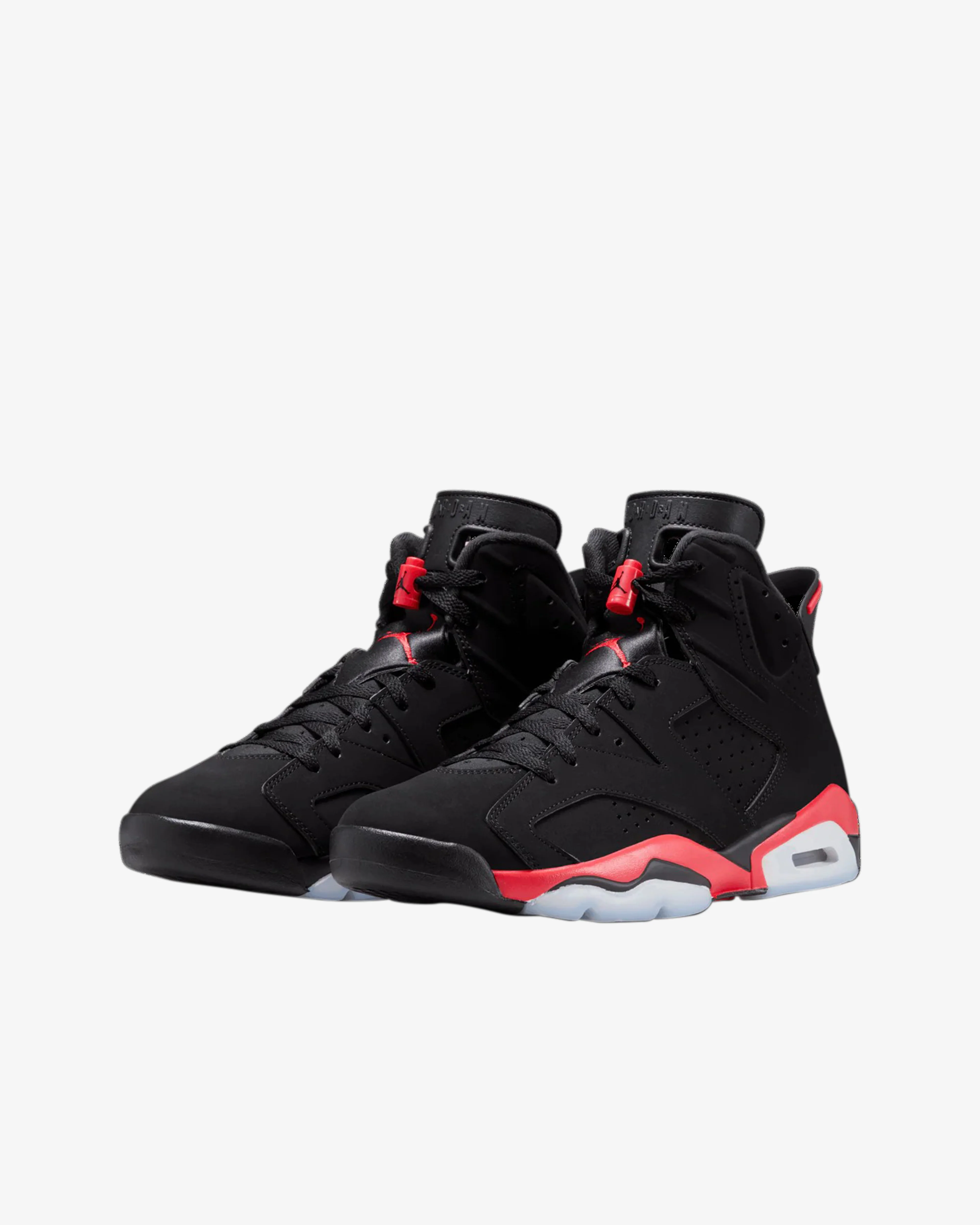 Nike - Men's Air Jordan 6 Retro Infrared Sneakers - (Black/Light Crimson)
