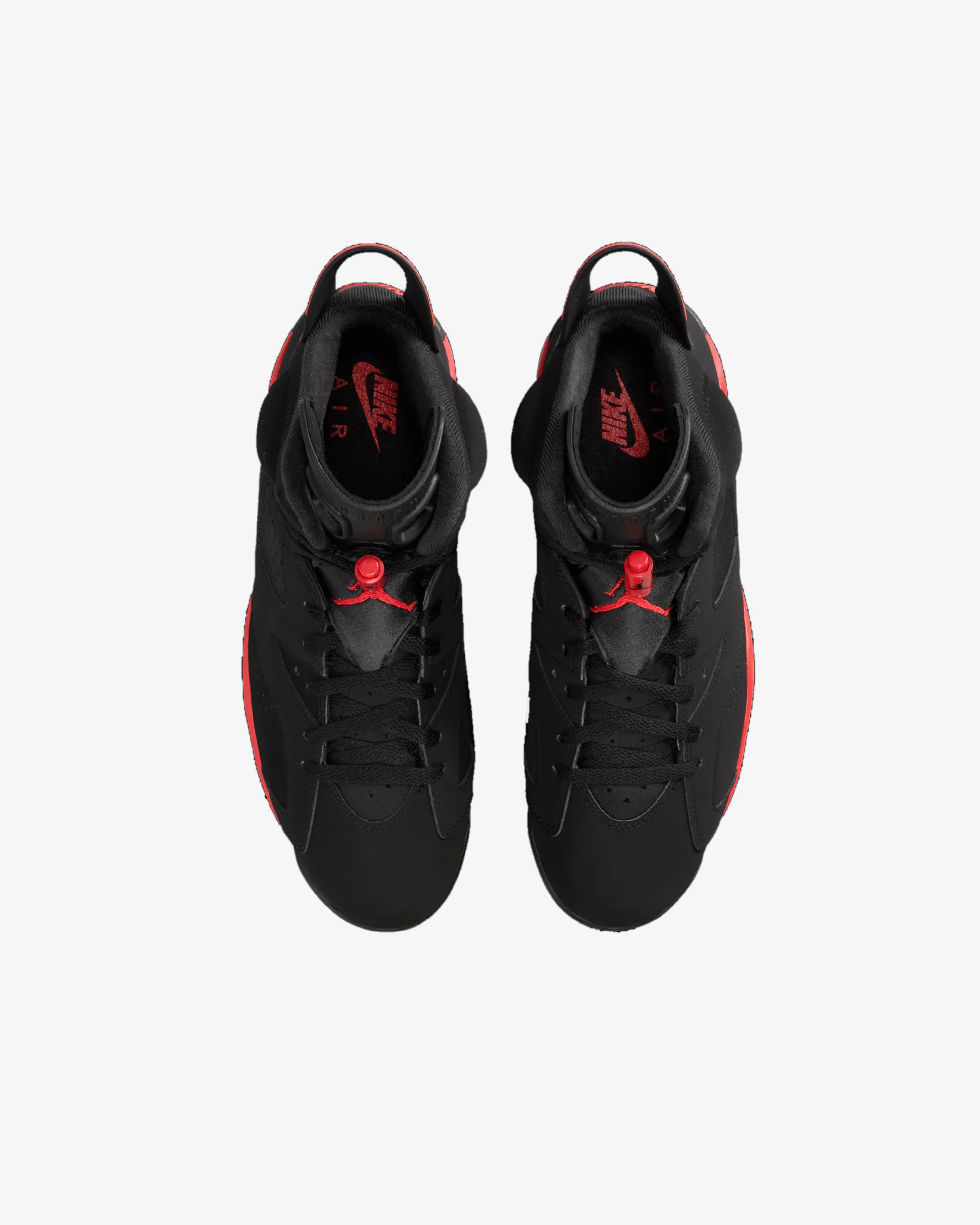 Nike - Men's Air Jordan 6 Retro Infrared Sneakers - (Black/Light Crimson)