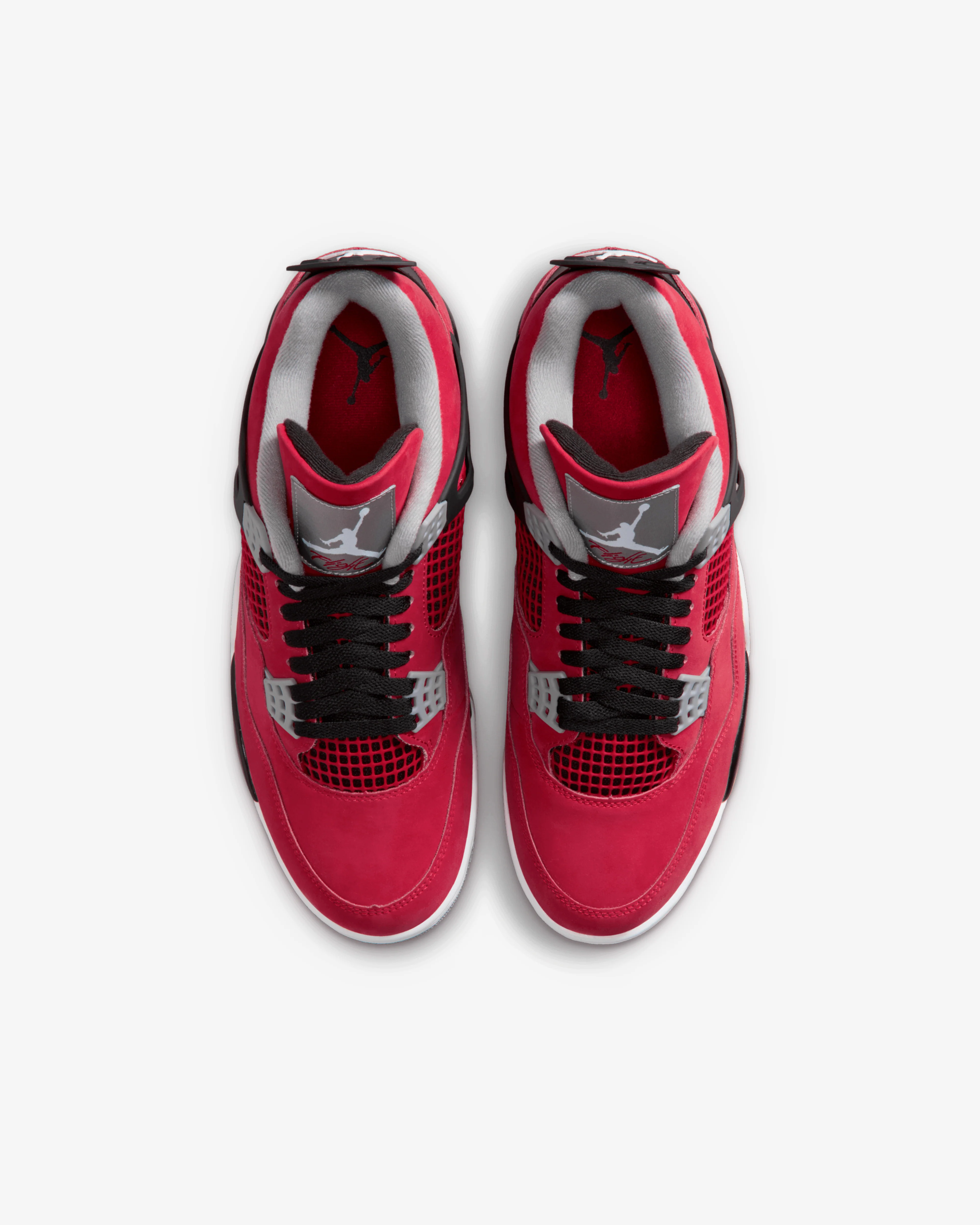 Nike - Men's Air Jordan 4 Retro Toro Bravo Sneakers - (Fire Red/Black/Cement Grey)