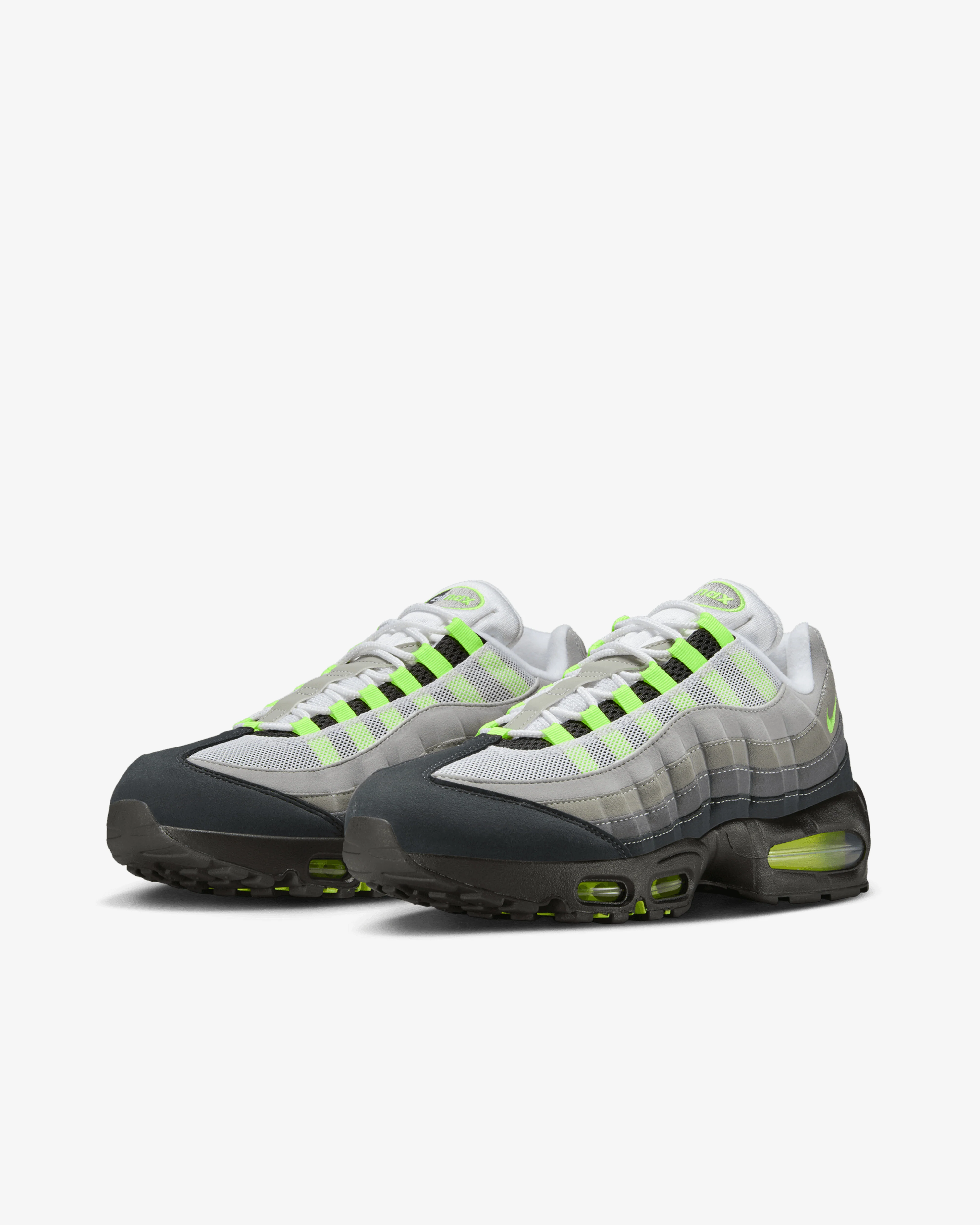 Nike - Women's Air Max 95 OG Sneakers - (Black/Neon)