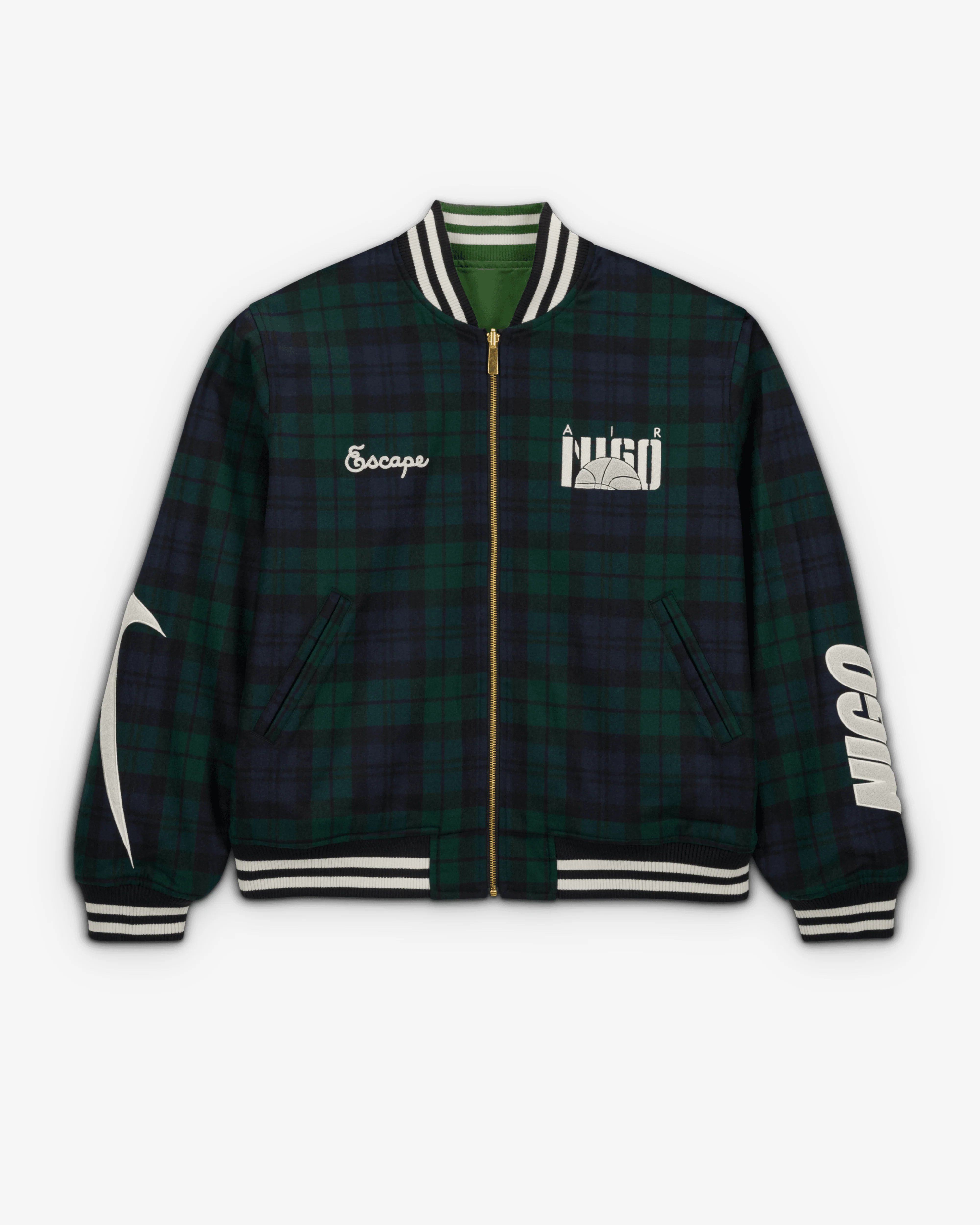 Nike - Men's Nigo Reversible Coach Jacket - (Forest Green/Black)
