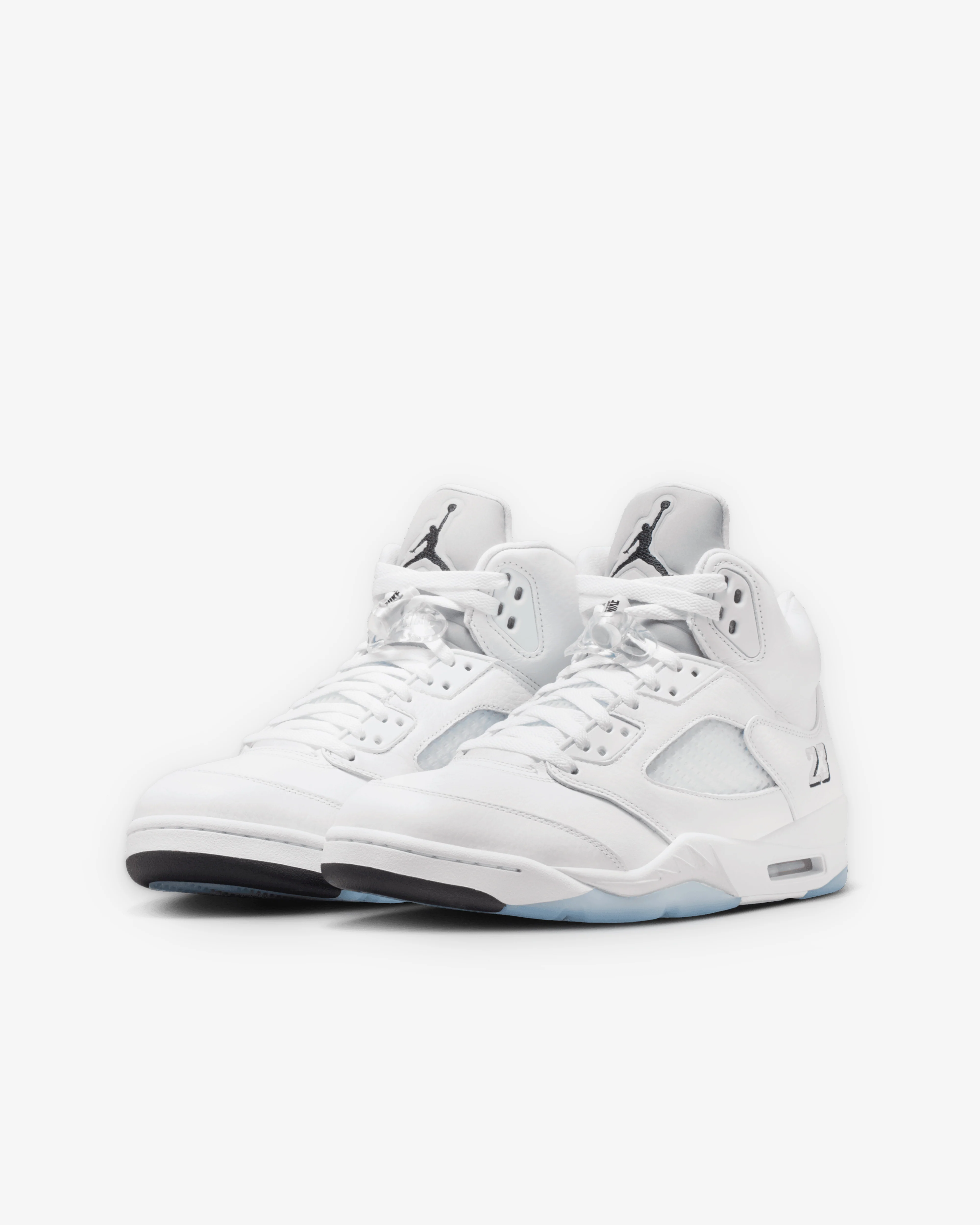 Nike - Men's Air Jordan 5 Retro OG Sneakers - (White/Metallic Silver)
