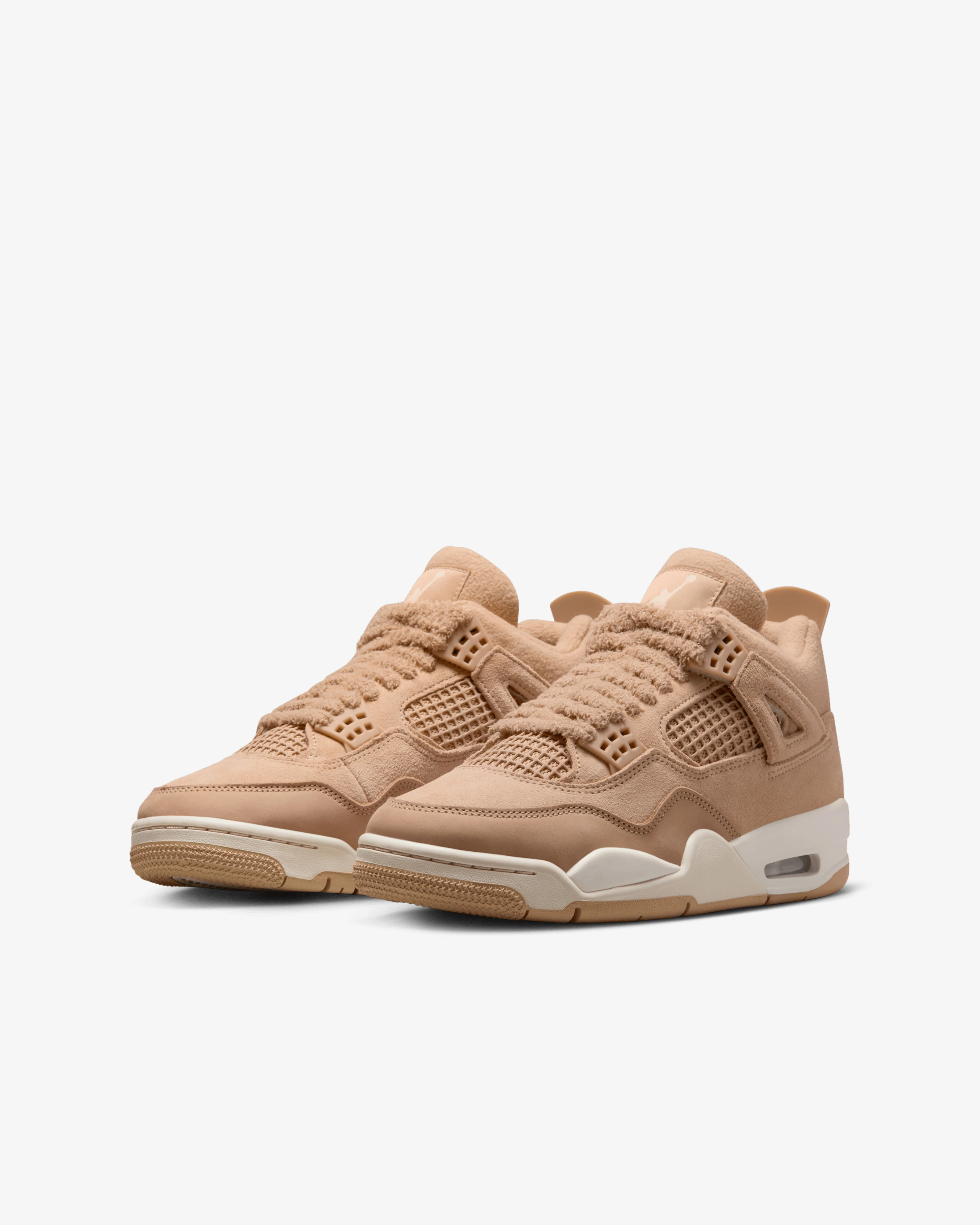Nike - Women's Air Jordan 4 Retro Sneakers - (Hemp/Light Orewood)
