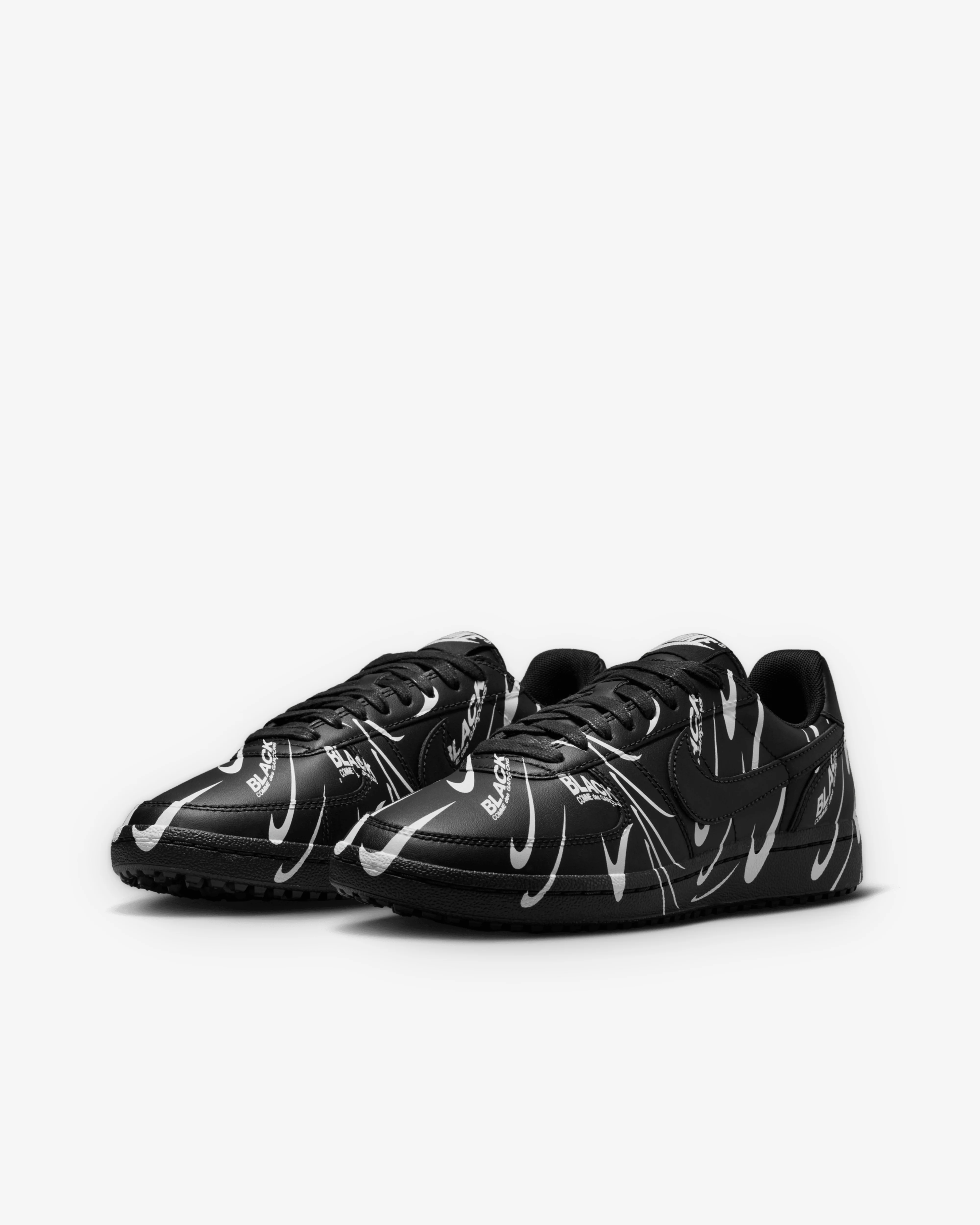 Black Comme des Garçons - Nike Field General '82 - (Black)