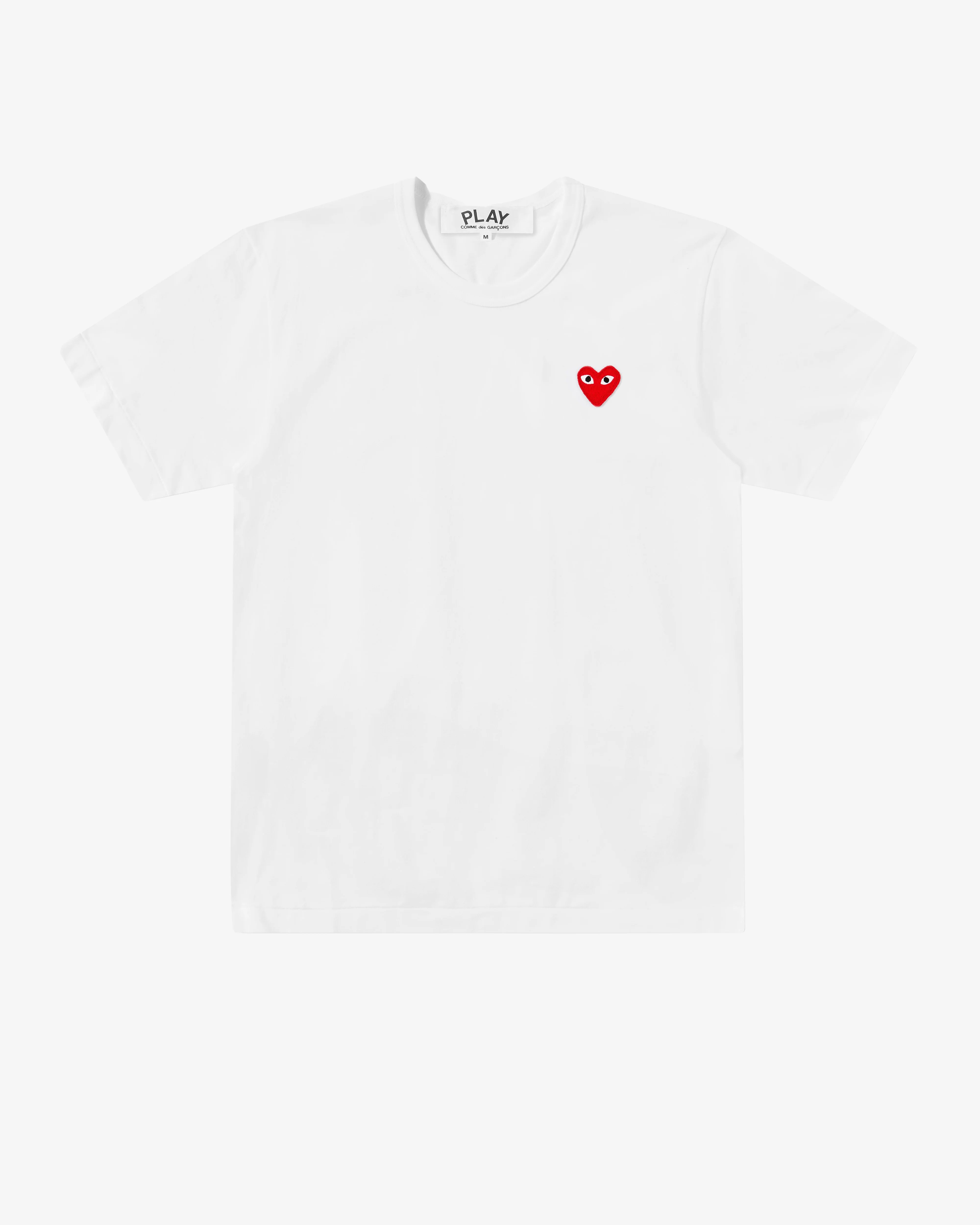 Play Comme des Garçons - Red T-Shirt - (White)