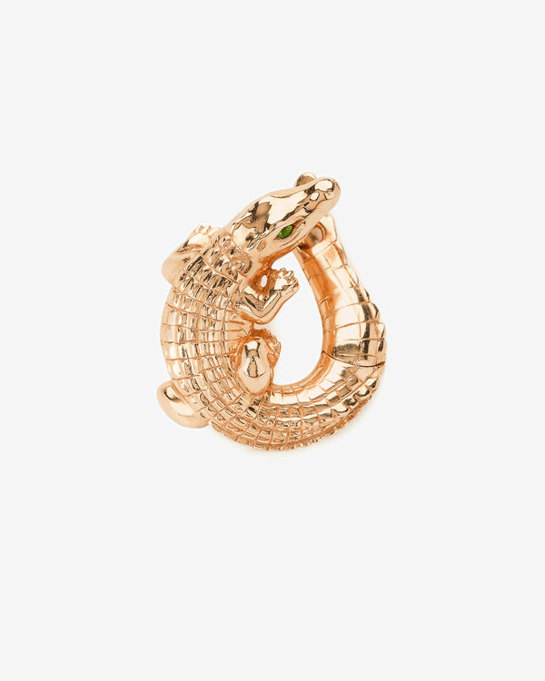 Bibi Van Der Velden - Women
s Alligator Twist Earring - (Rose Gold)