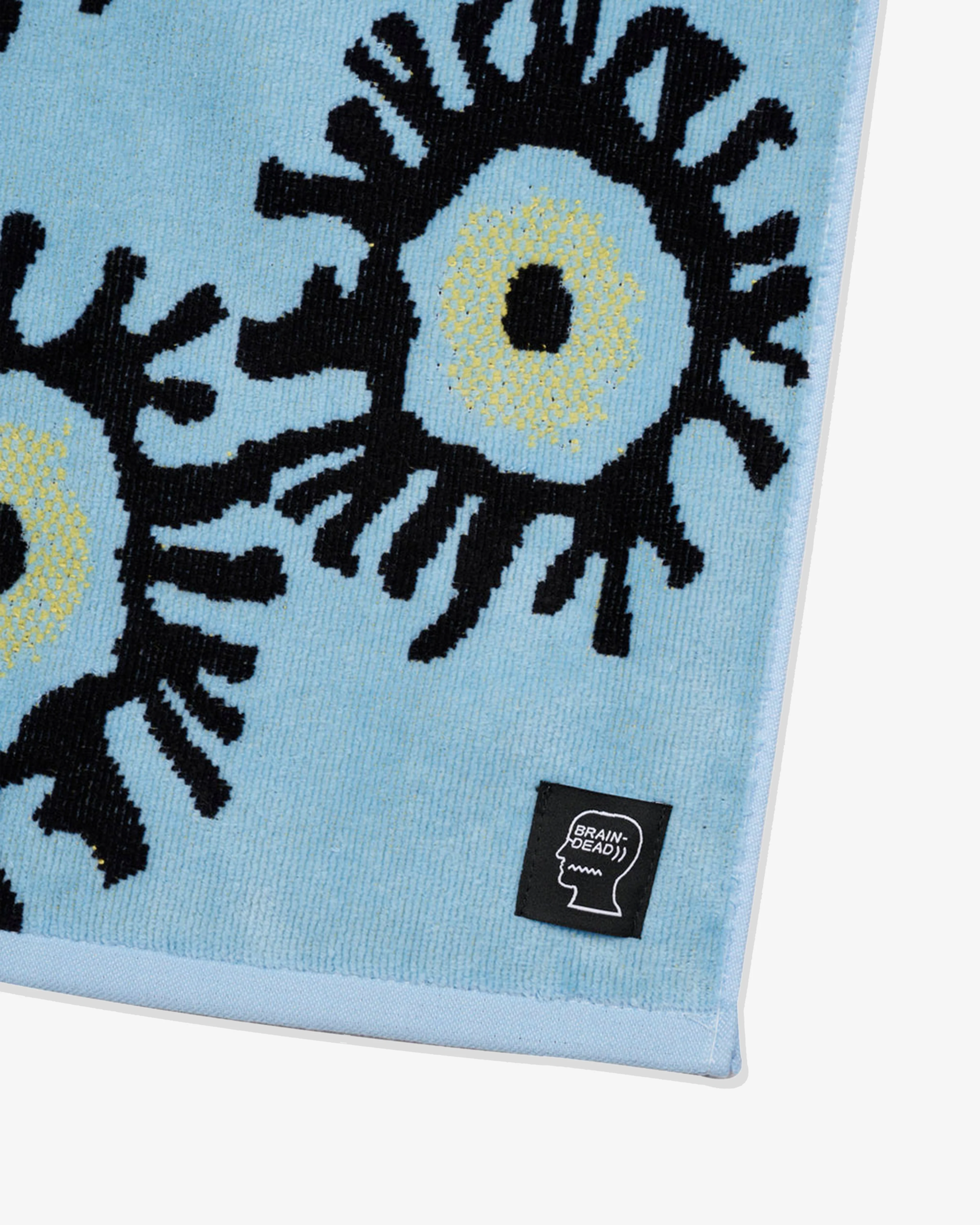 Brain Dead - Amoeba Hand Towel - (Light Blue)